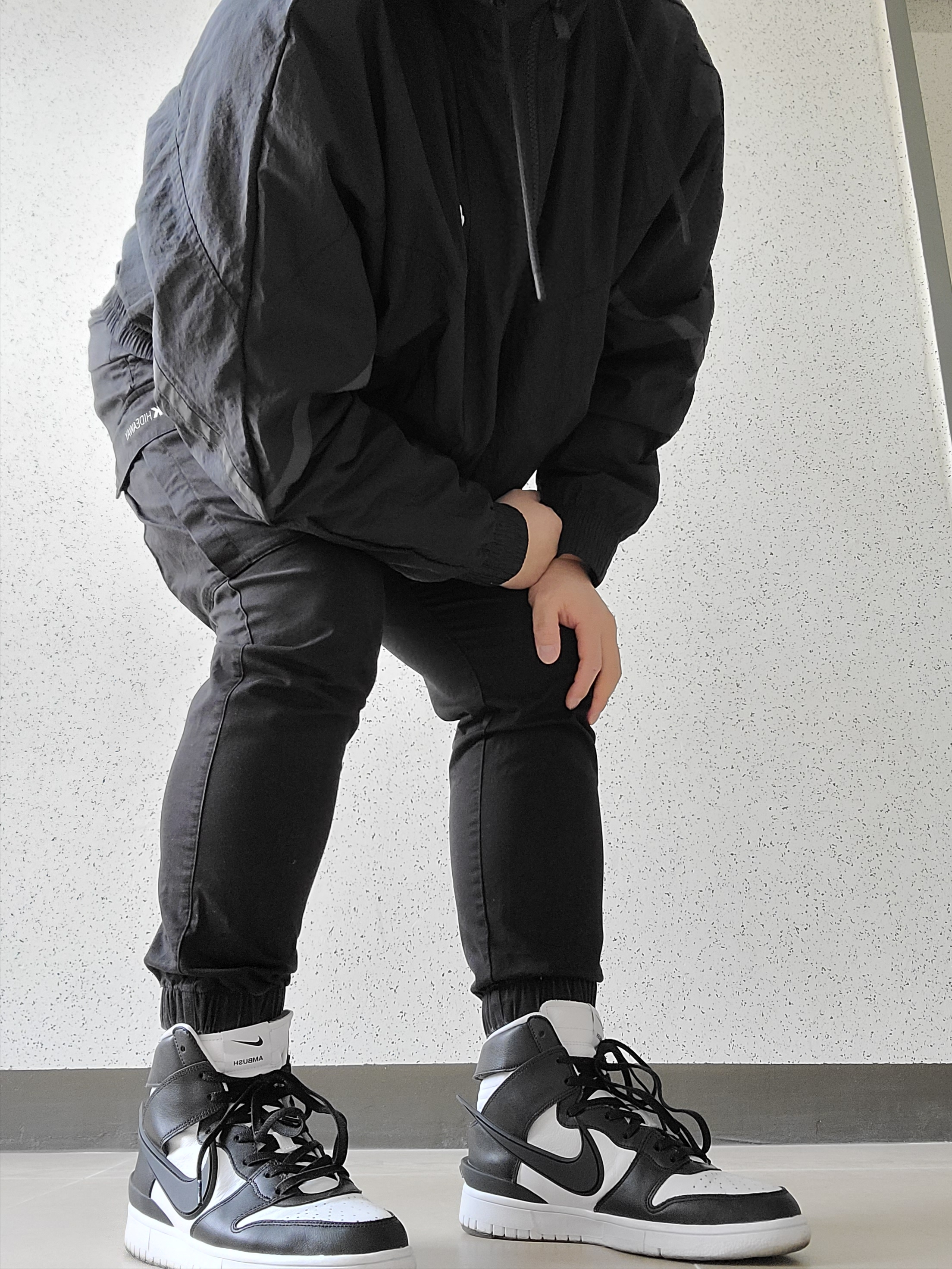 Nike x Ambush Dunk High Black 착용 스타일