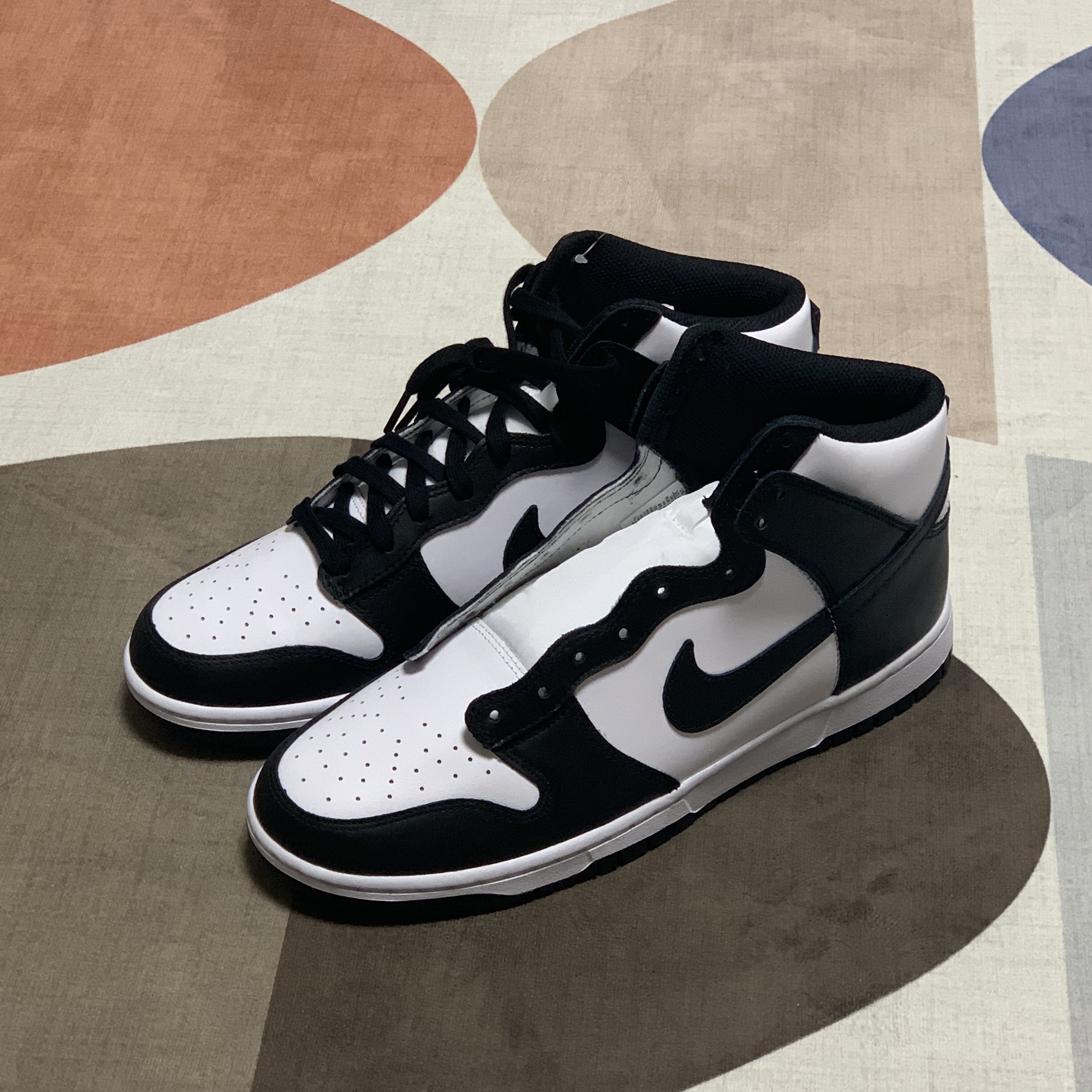 Nike Dunk High Retro Championship Navy 착용 스타일 - 2