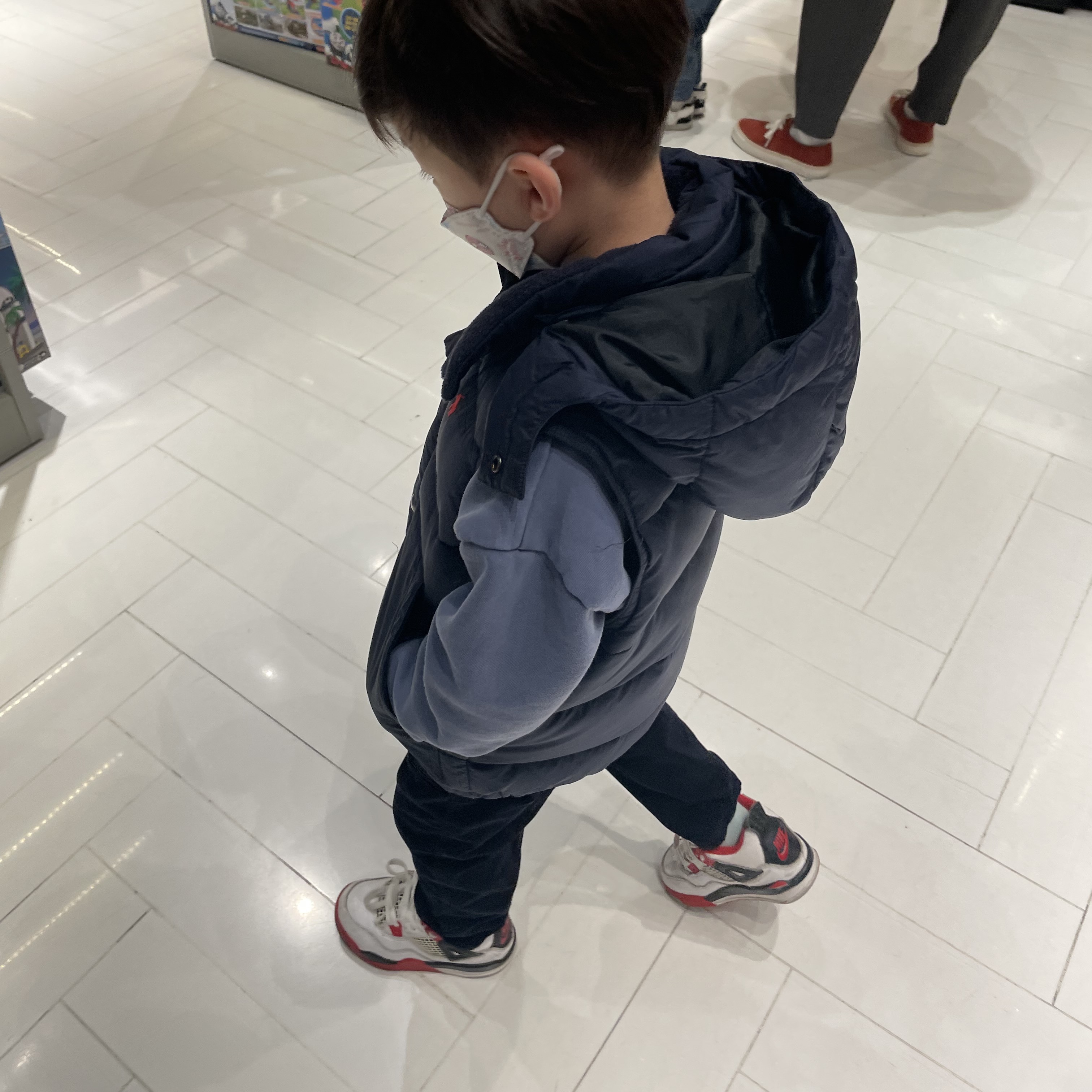 (PS) Jordan 4 Retro OG Fire Red 2020 착용 스타일 - 2