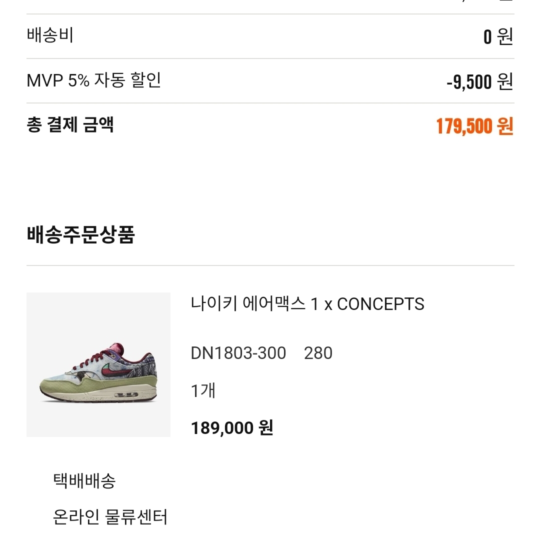 Nike x Concepts Air Max 1 SP Mellow 착용 스타일