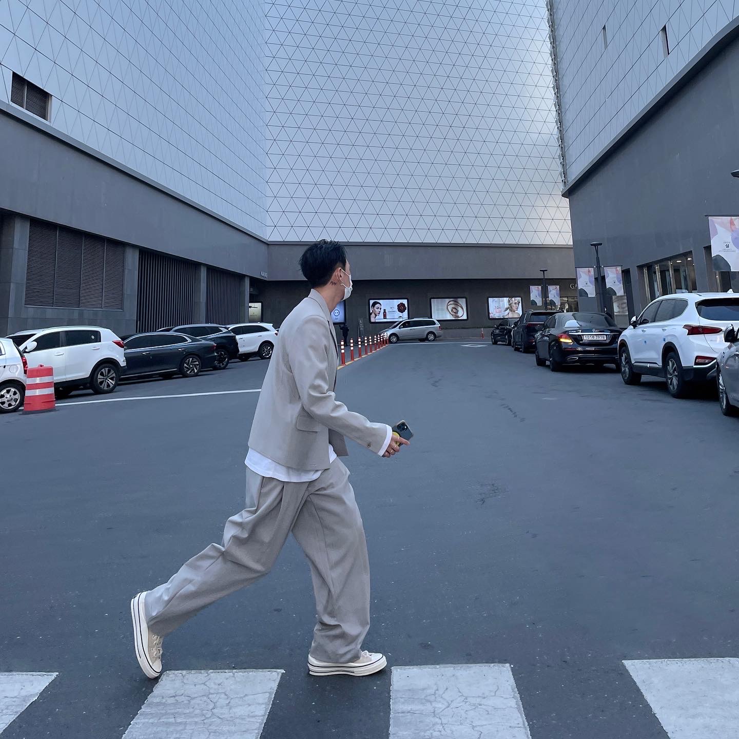 Converse x Kim Jones Chuck 70 Utility Wave High Natural Ivory 착용 스타일 - 1