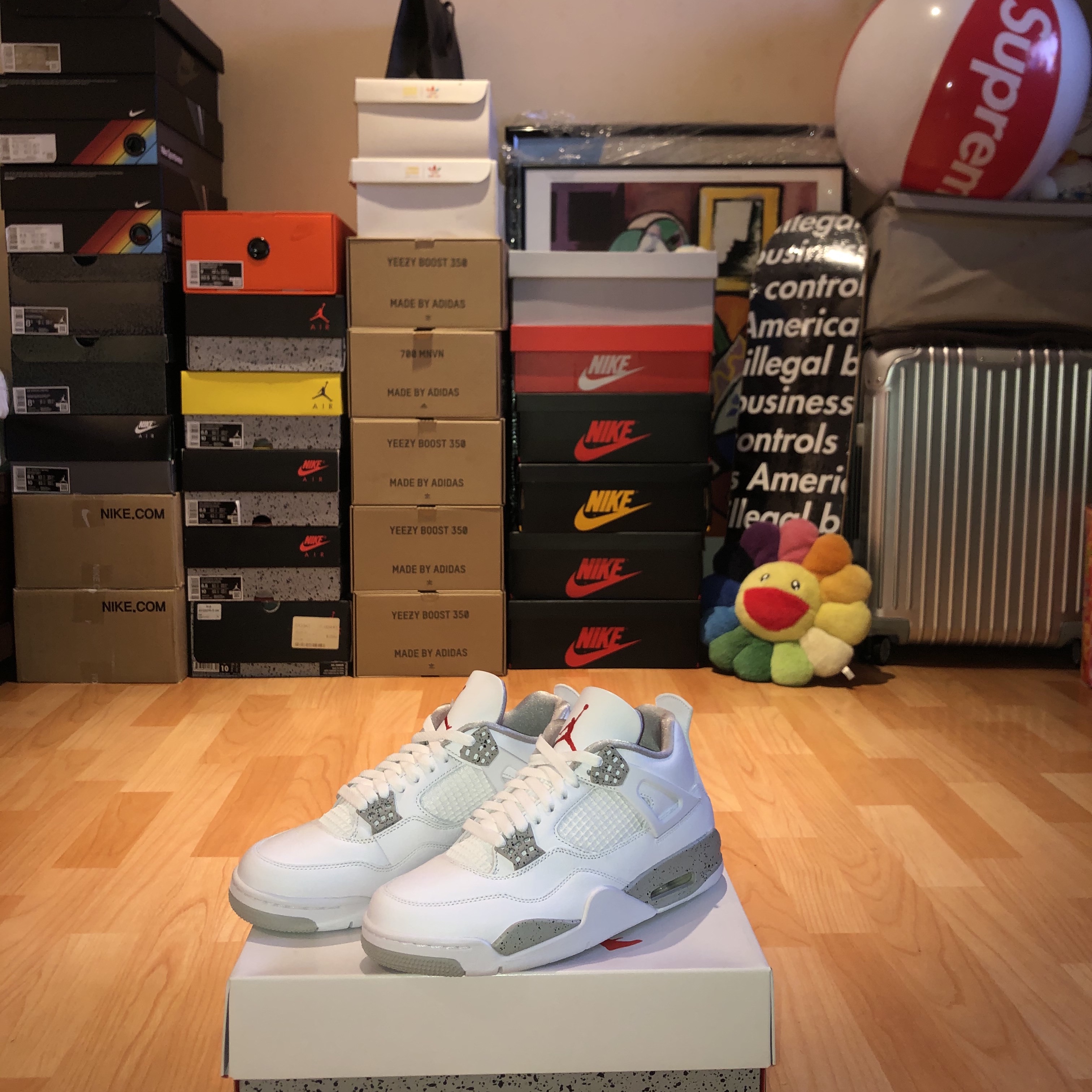 Jordan 4 Retro Tech White 착용 스타일