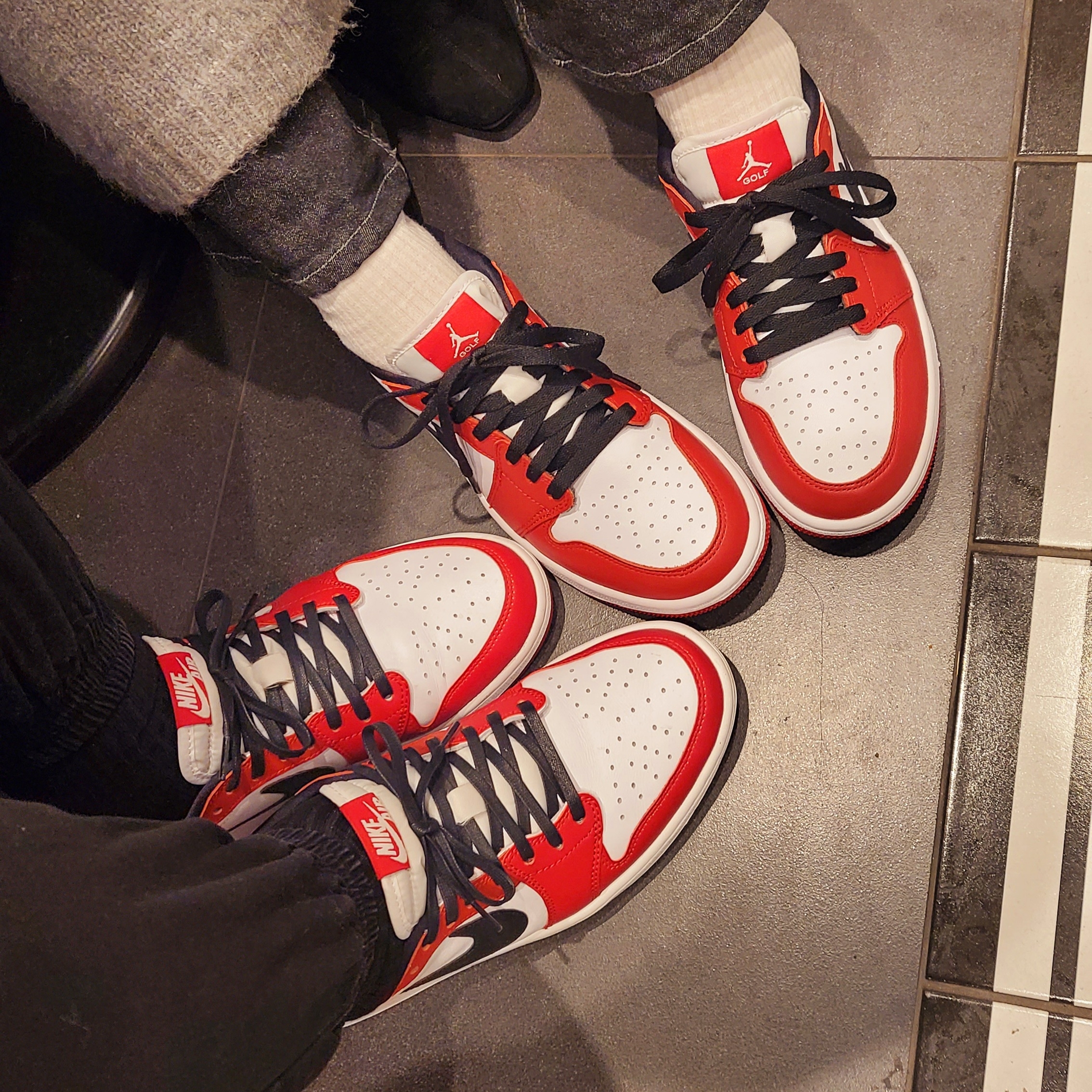 Jordan 1 Low Golf Chicago, Jordan 1 Retro Low OG Chicago 2016 착용 스타일