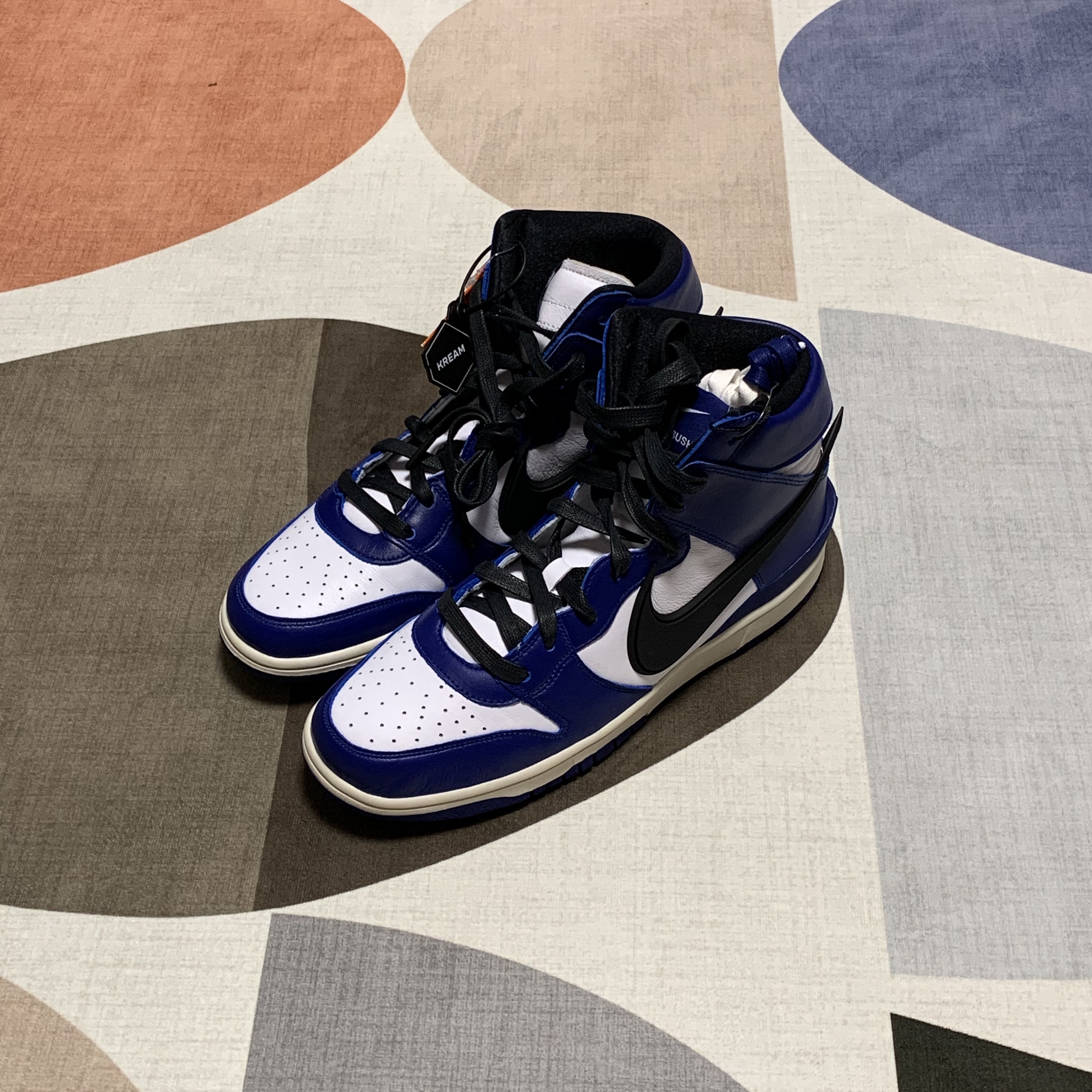 Nike x Ambush Dunk High Deep Royal Blue 착용 스타일 - 1