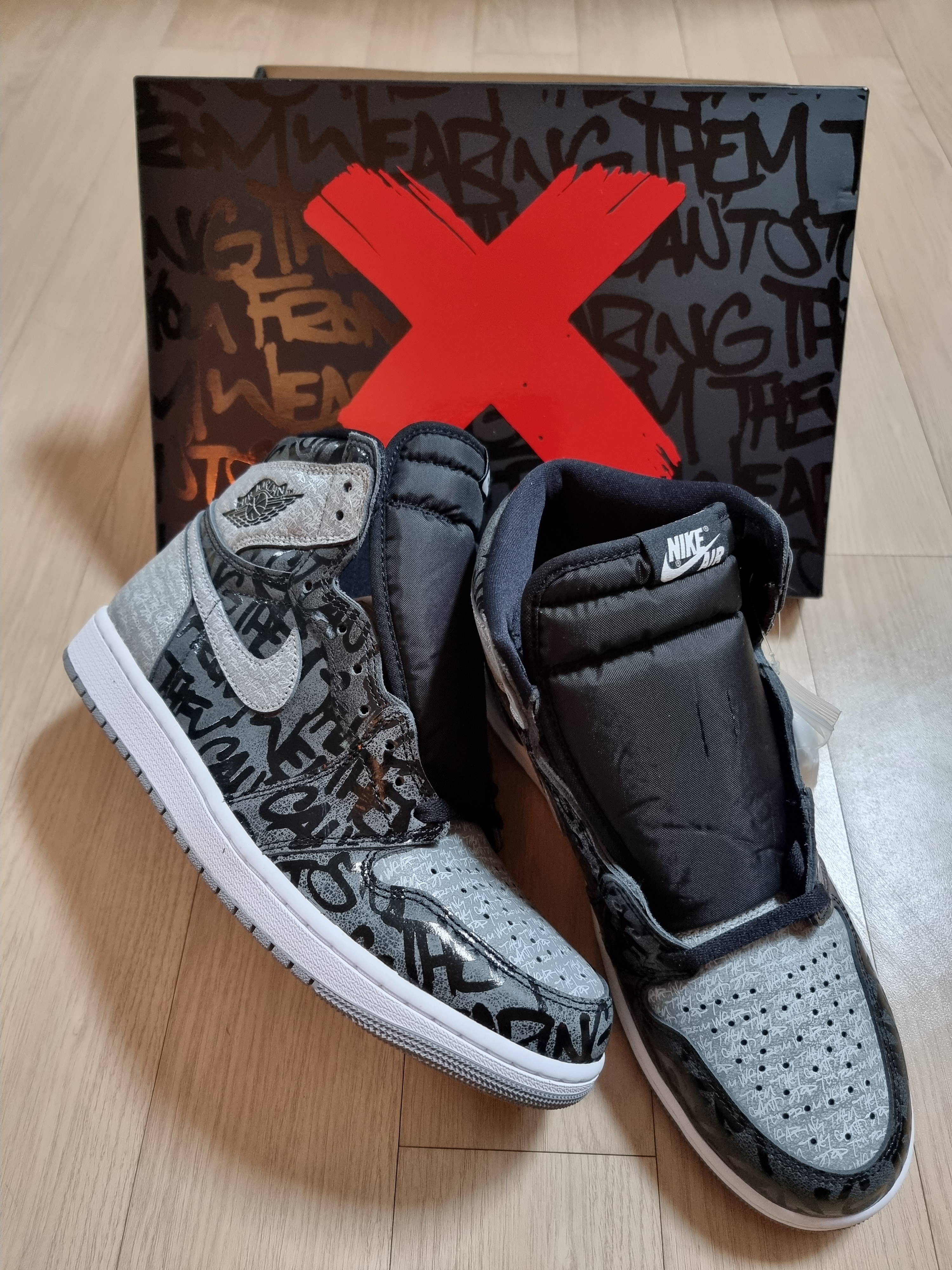 Jordan 1 Retro High OG Rebellionaire 착용 스타일 - 2