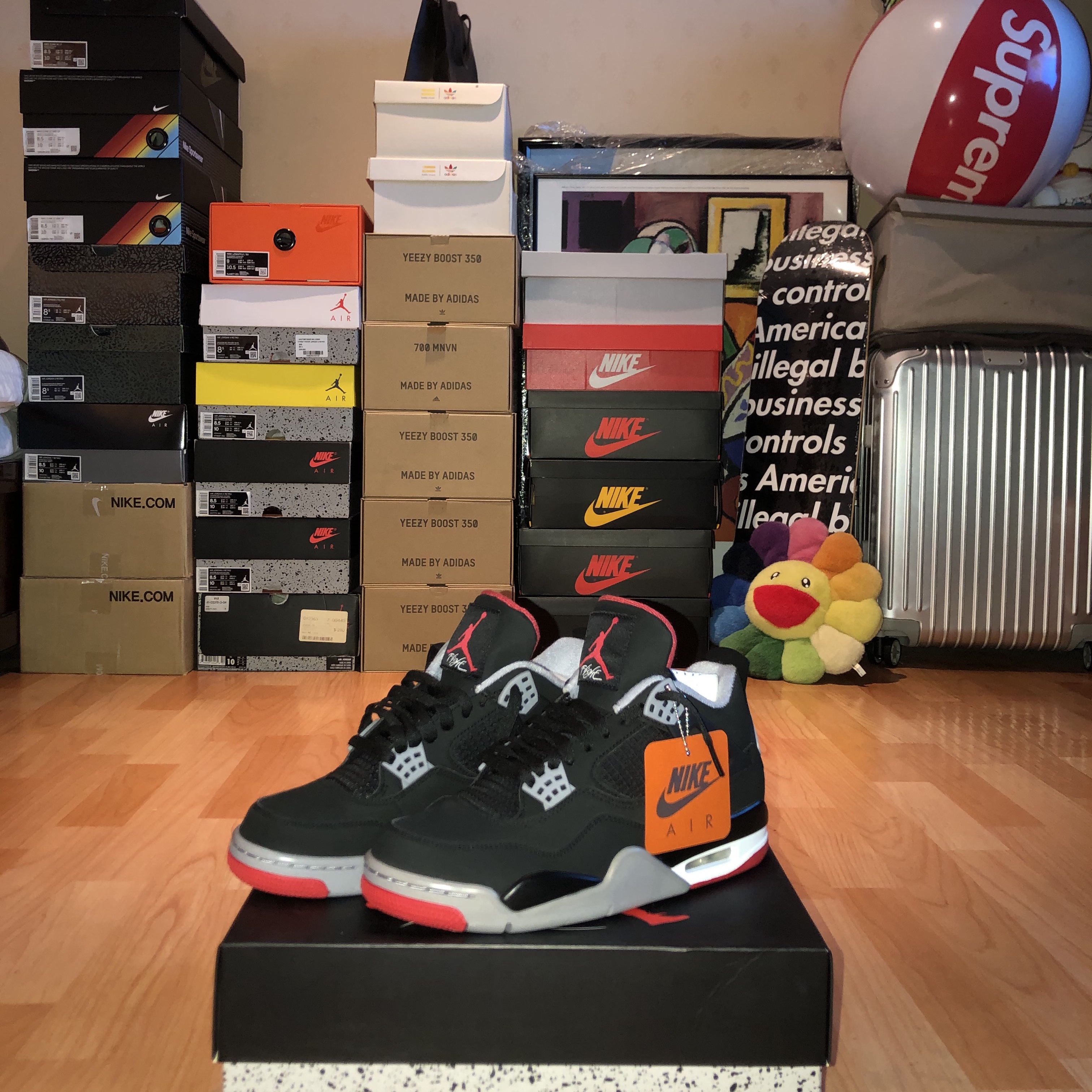 Jordan 4 Retro Bred 2019 착용 스타일