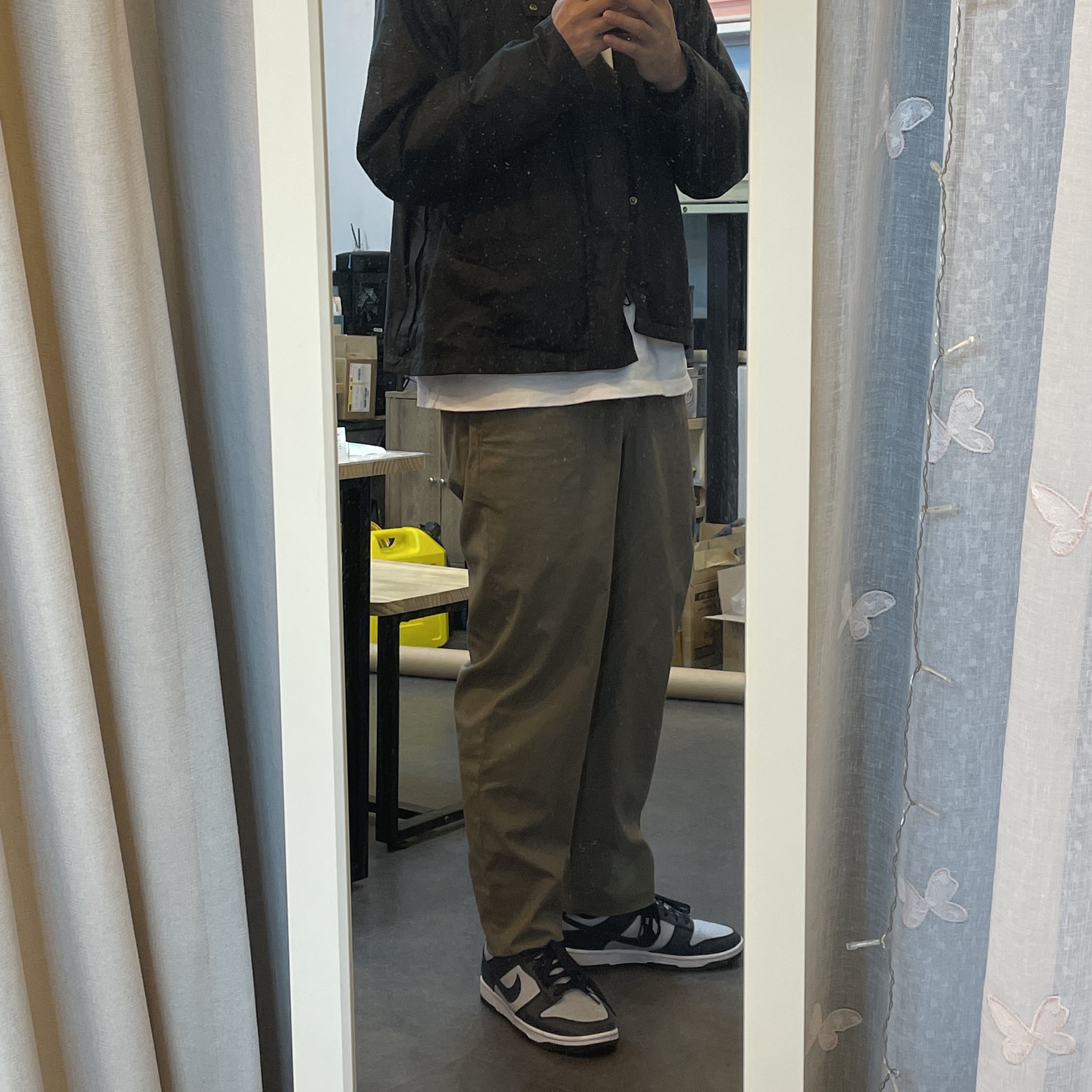 Nike Dunk Low Retro Championship Grey 착용 스타일