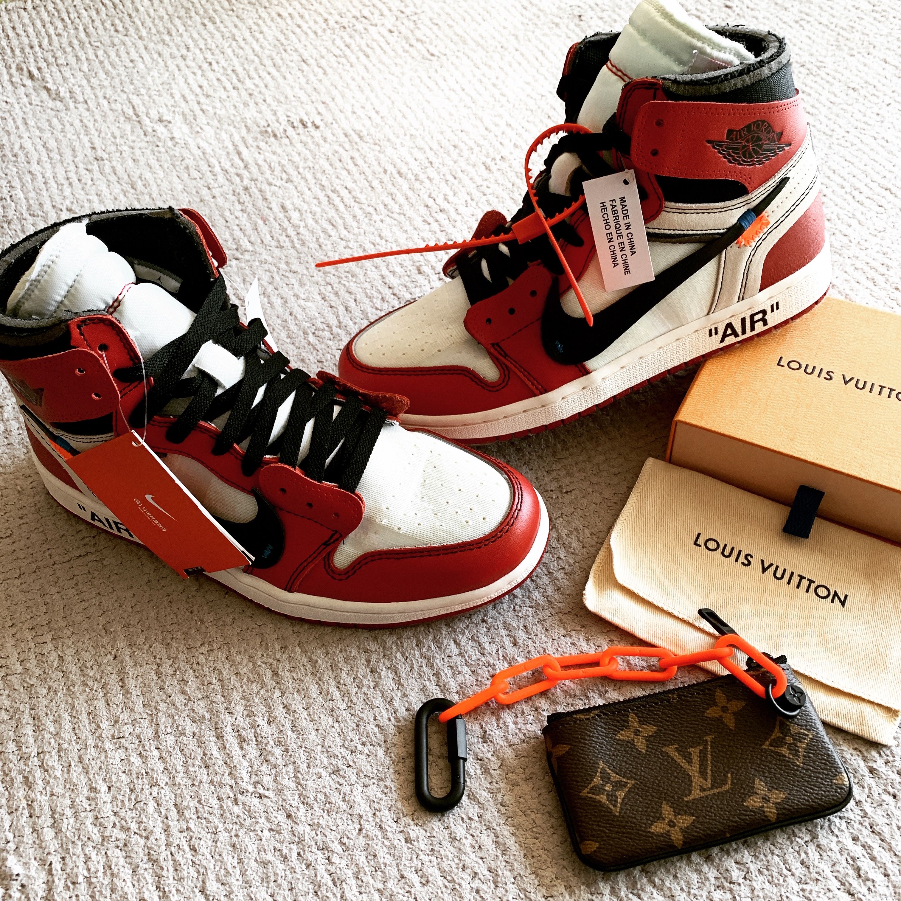 Jordan 1 x Off-White Retro High Chicago The Ten 착용 스타일