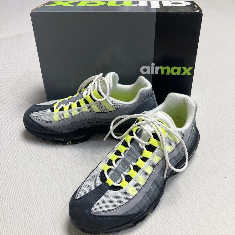 Nike Air Max 95 OG Neon Yellow 2020 착용 스타일