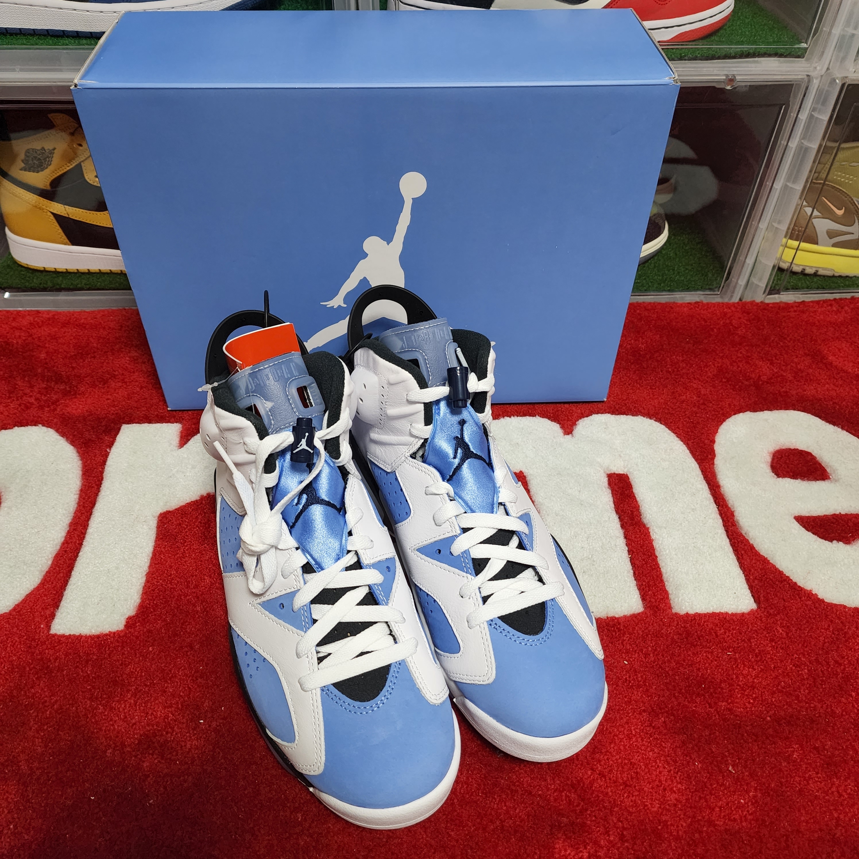 Jordan 6 Retro University Blue 착용 스타일 - 4