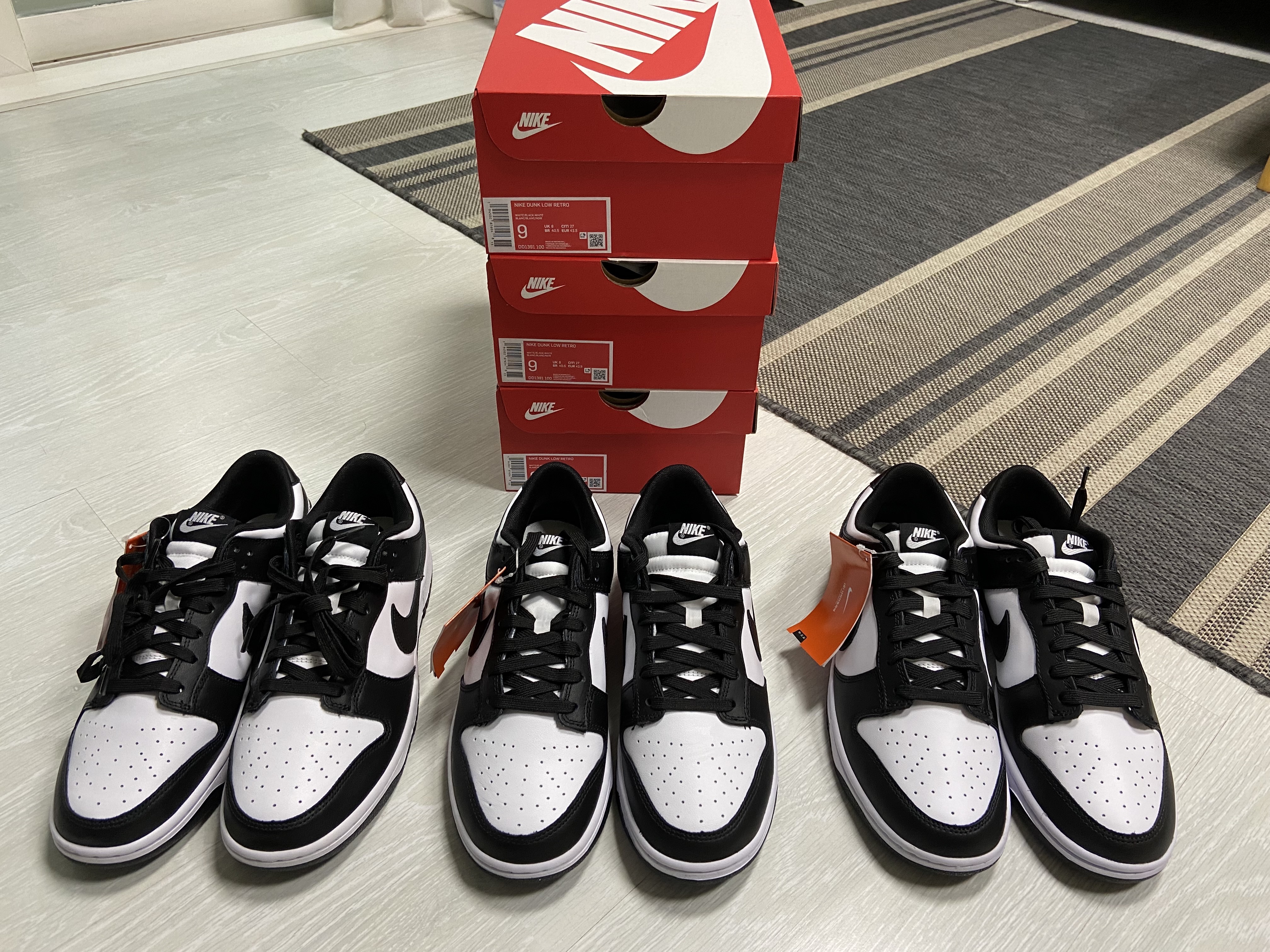 Nike Dunk Low Retro Black 착용 스타일