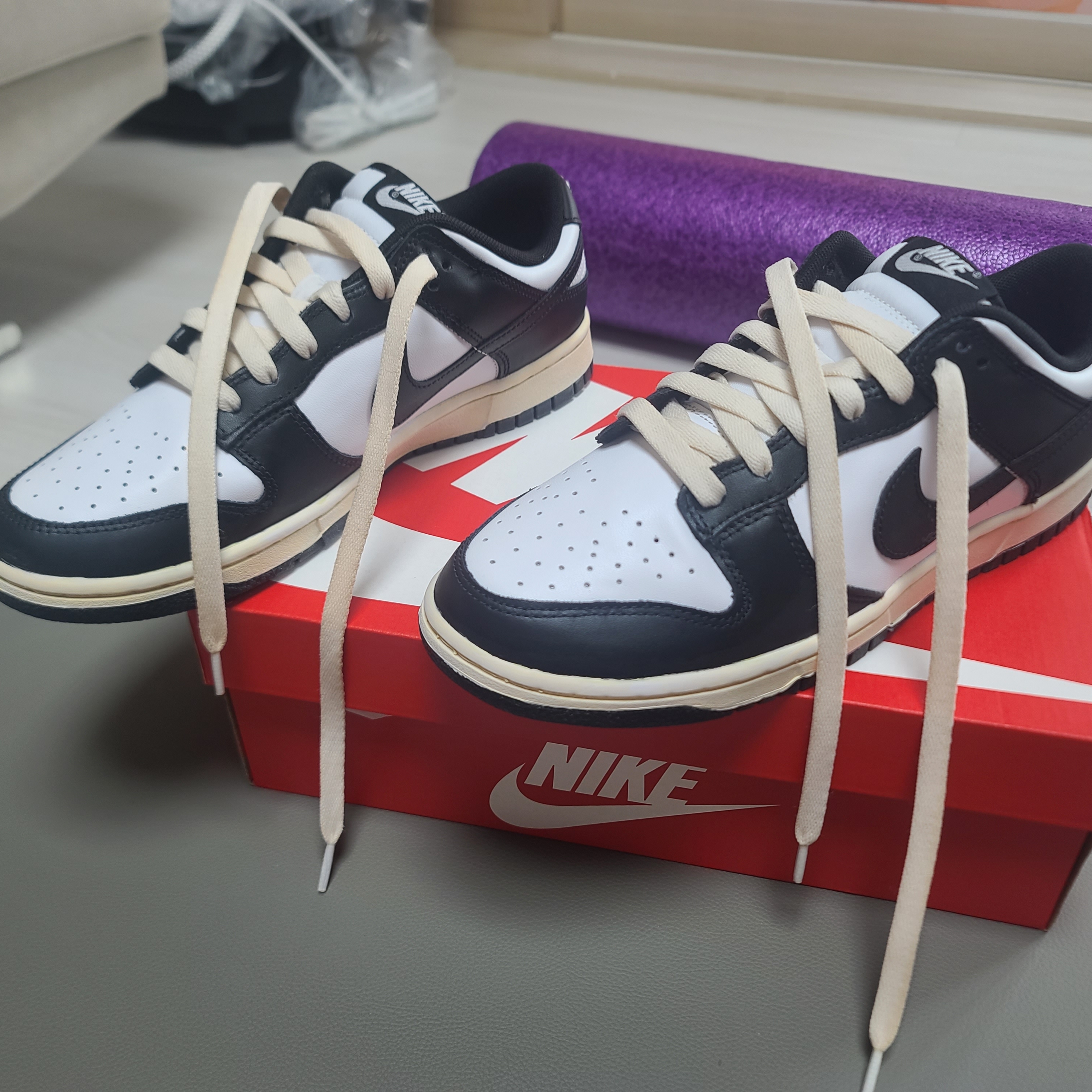 Nike Dunk Low Retro Black 착용 스타일 - 3