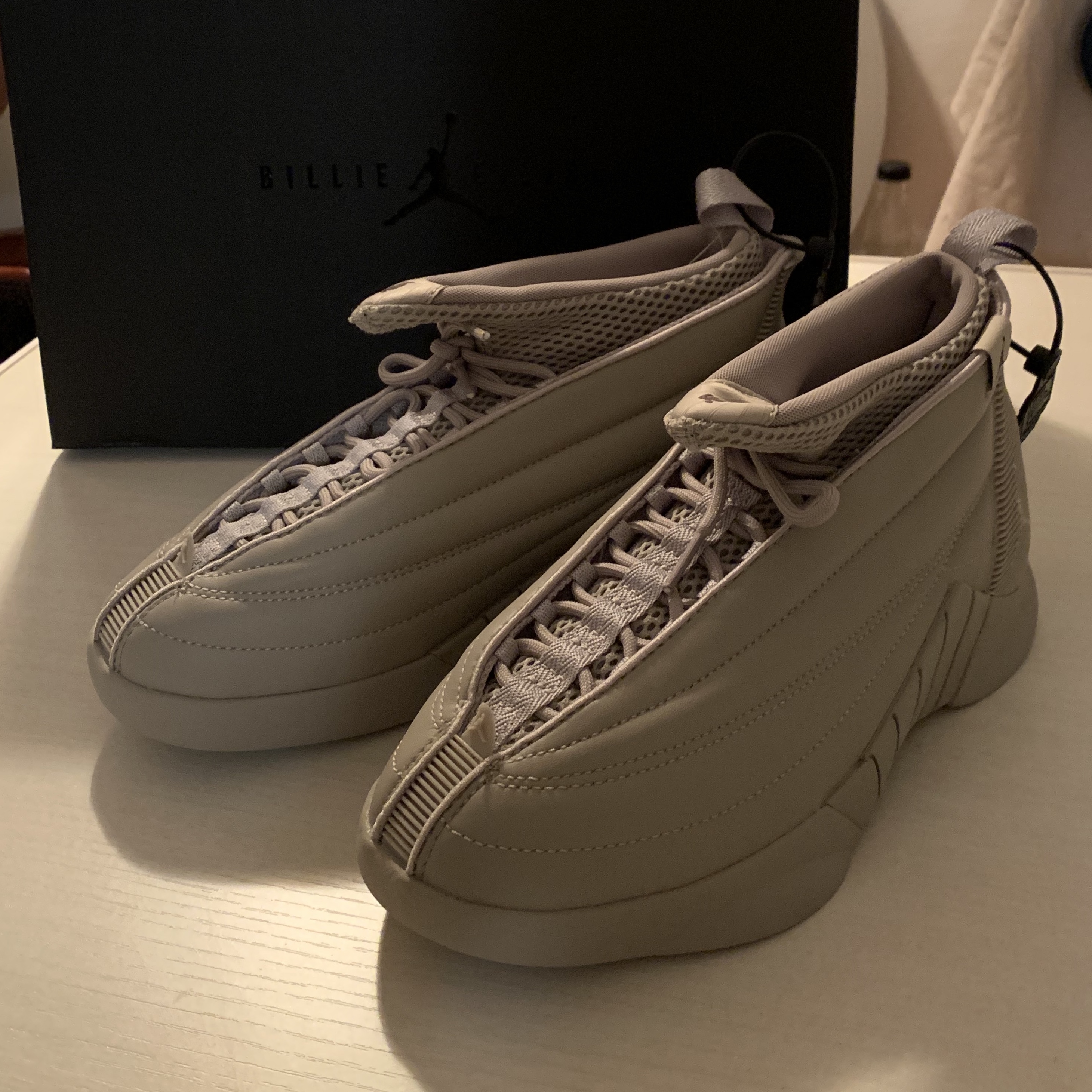 (W) Jordan 15 x Billie Eilish Retro SP Beige 착용 스타일