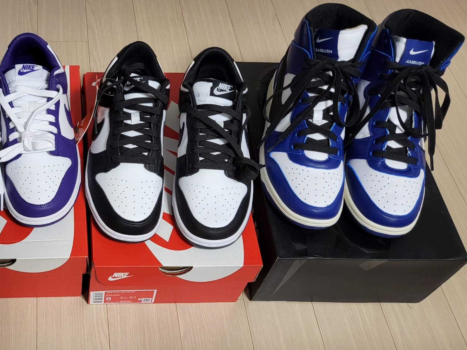(W) Nike Dunk Low Black, Nike Dunk Low Retro Black 착용 스타일 - 2