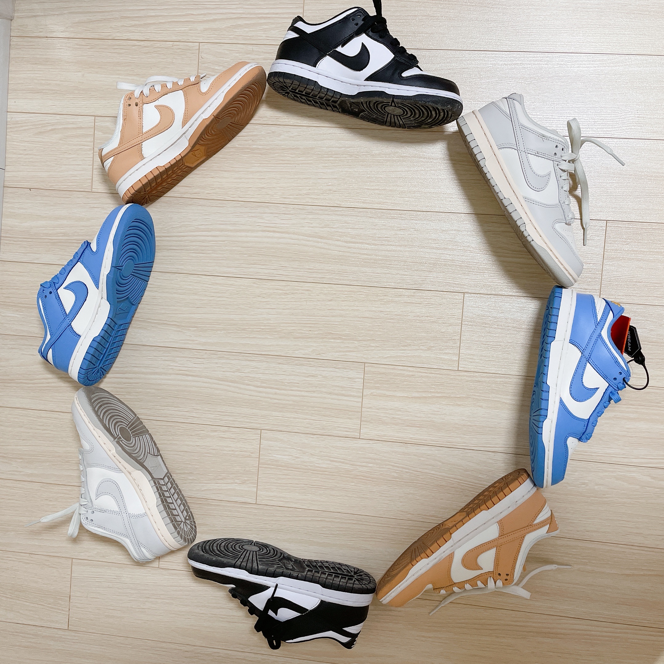 (W) Nike Dunk Low Harvest Moon, (W) Nike Dunk Low Coast 착용 스타일 - 2