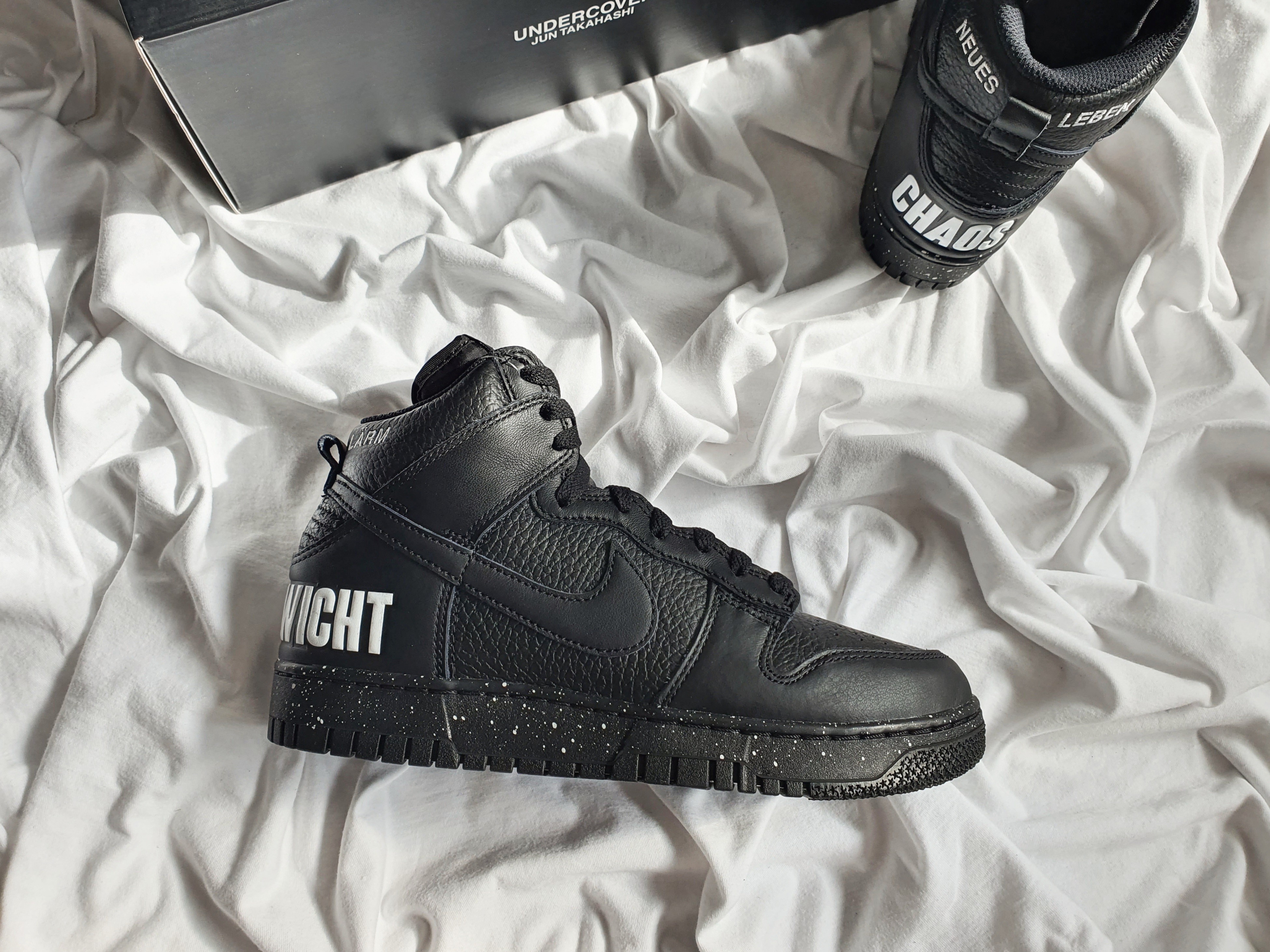 Nike x Undercover Dunk High 1985 Black 착용 스타일