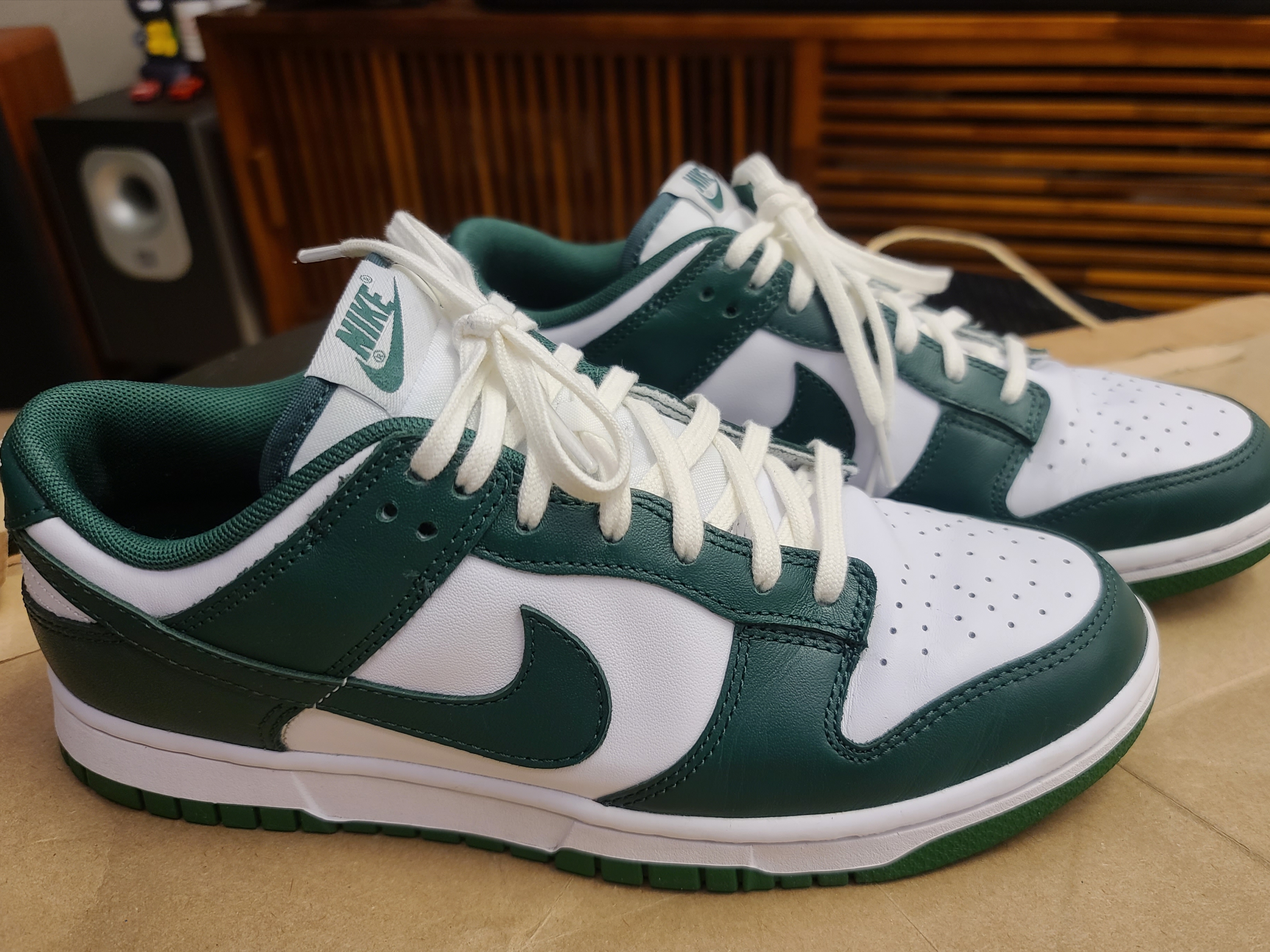 Nike Dunk Low Retro Varsity Green, (W) Nike Dunk Low SE Candy 착용 스타일 - 1