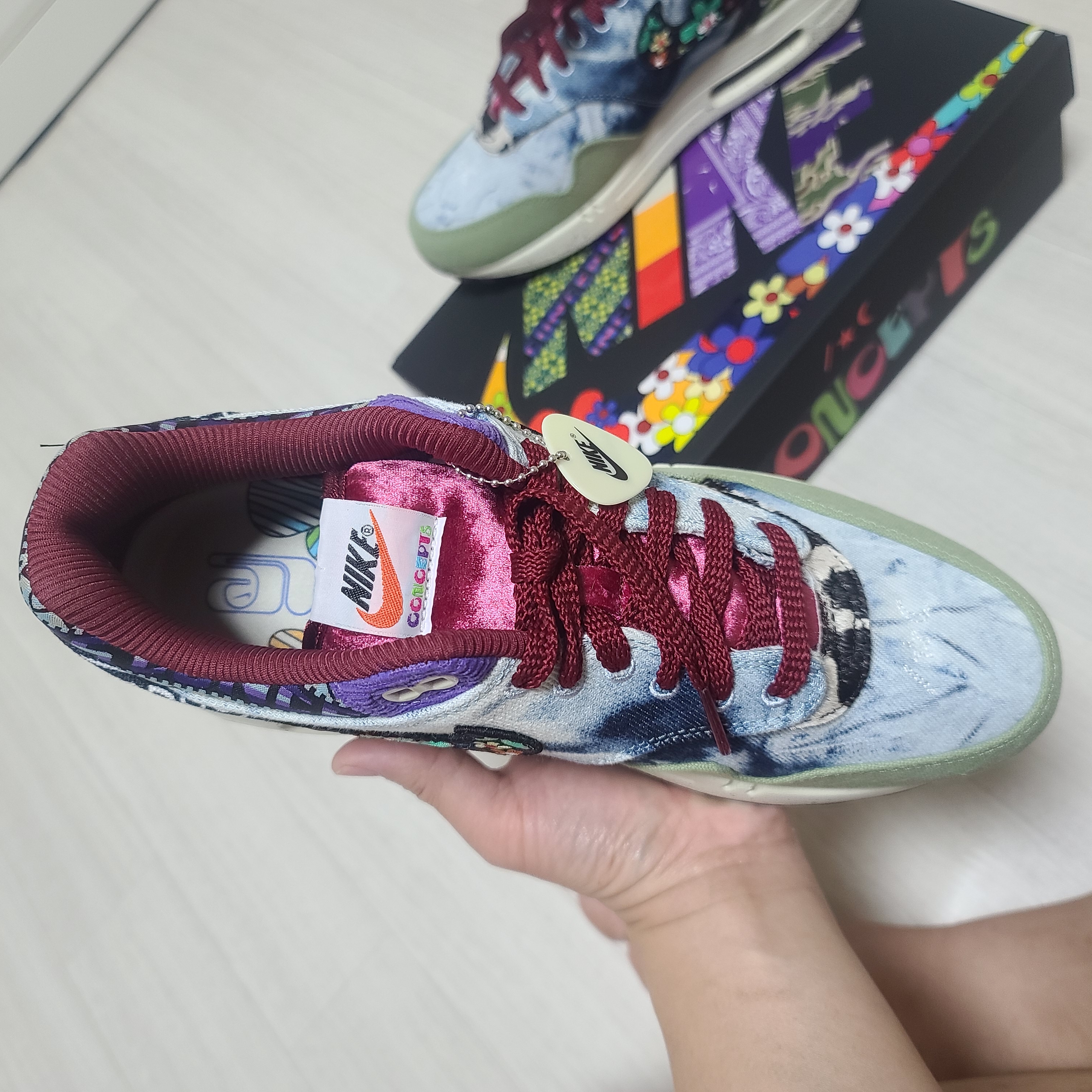 Nike x Concepts Air Max 1 SP Mellow 착용 스타일 - 5