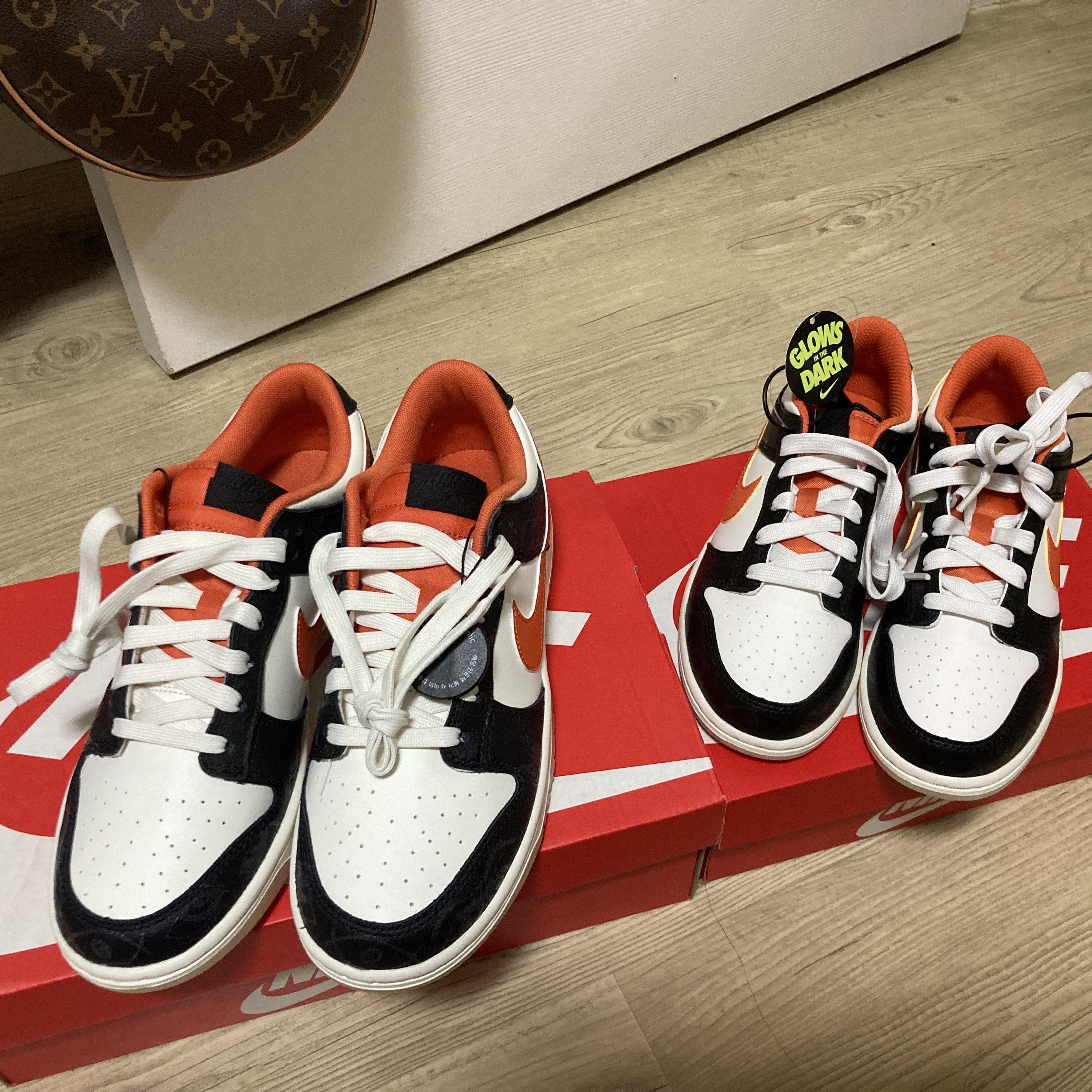 Nike Dunk Low Retro PRM Halloween, (GS) Nike Dunk Low PRM Halloween 착용 스타일 - 2