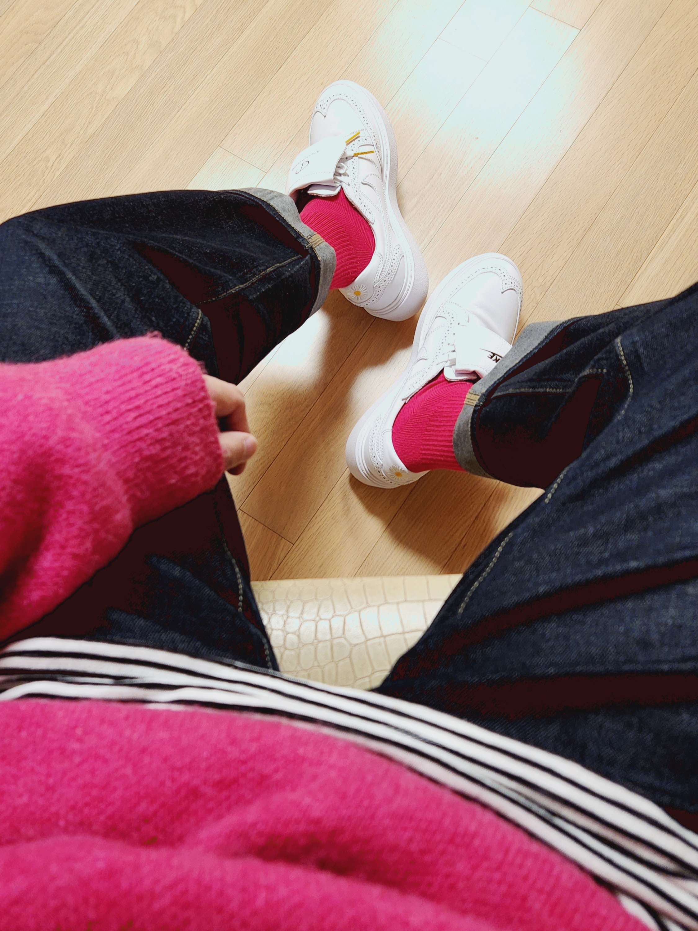 Nike x Peaceminusone Kwondo1 White 착용 스타일 - 2