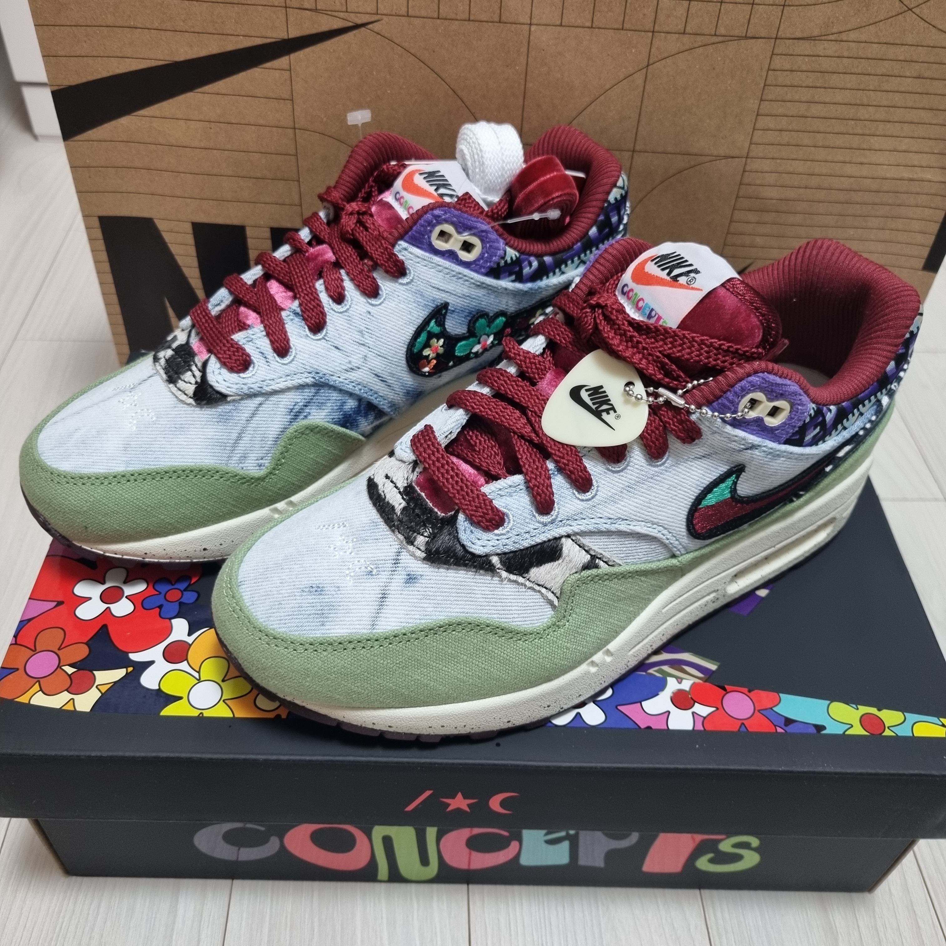 Nike x Concepts Air Max 1 SP Mellow 착용 스타일