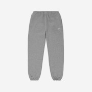 (W) Nike NRG Solo Swoosh Fleece Pants Dark Grey Heather - Asia
