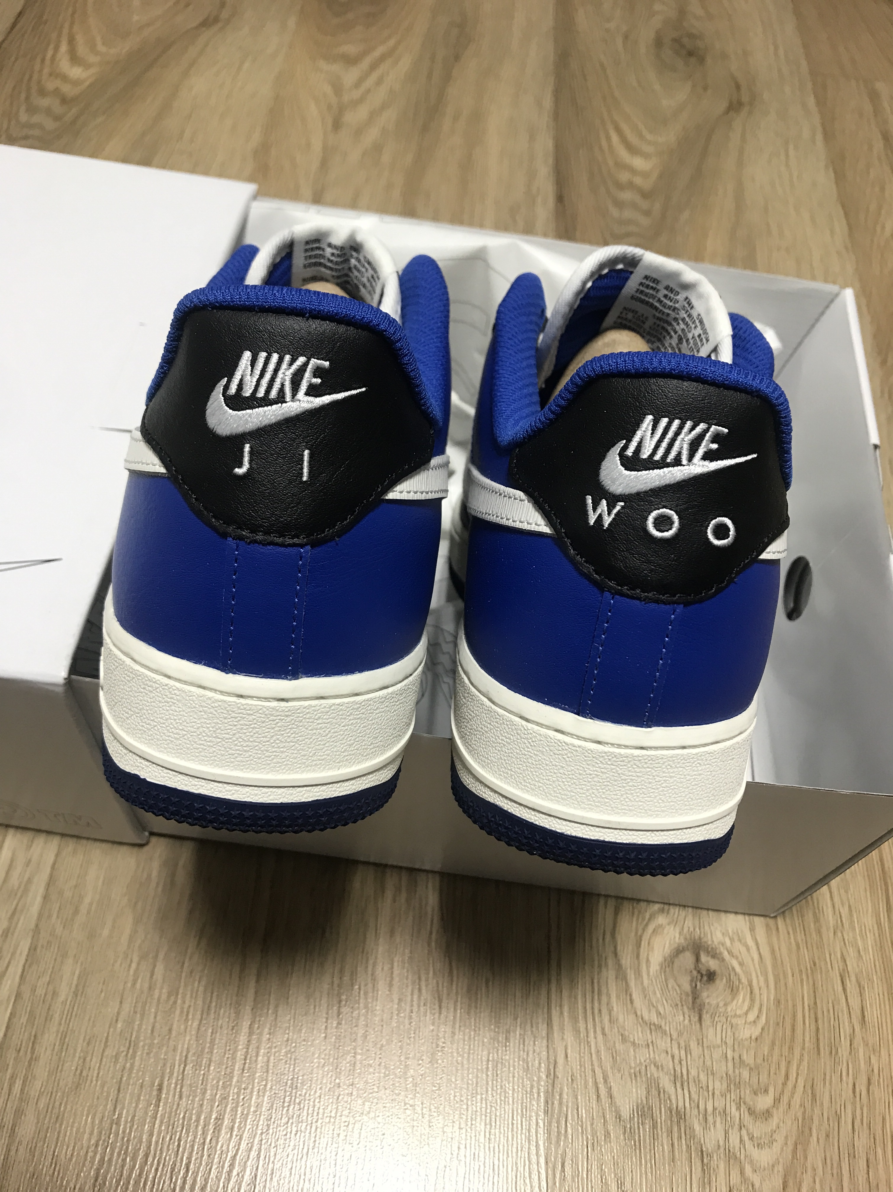 Jordan 1 x Travis Scott x Fragment Retro Low OG SP Military Blue 착용 스타일 - 5