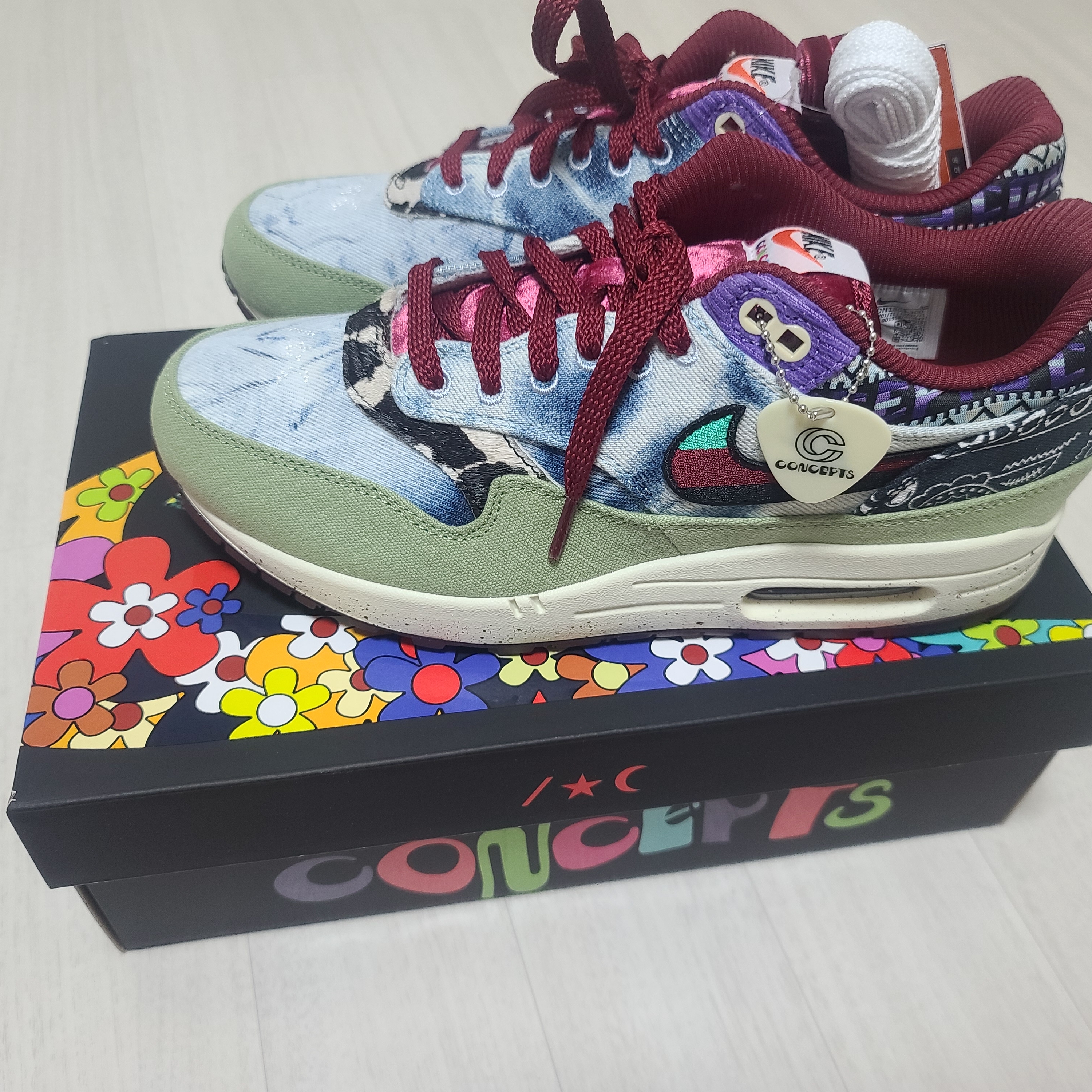 Nike x Concepts Air Max 1 SP Mellow 착용 스타일 - 1