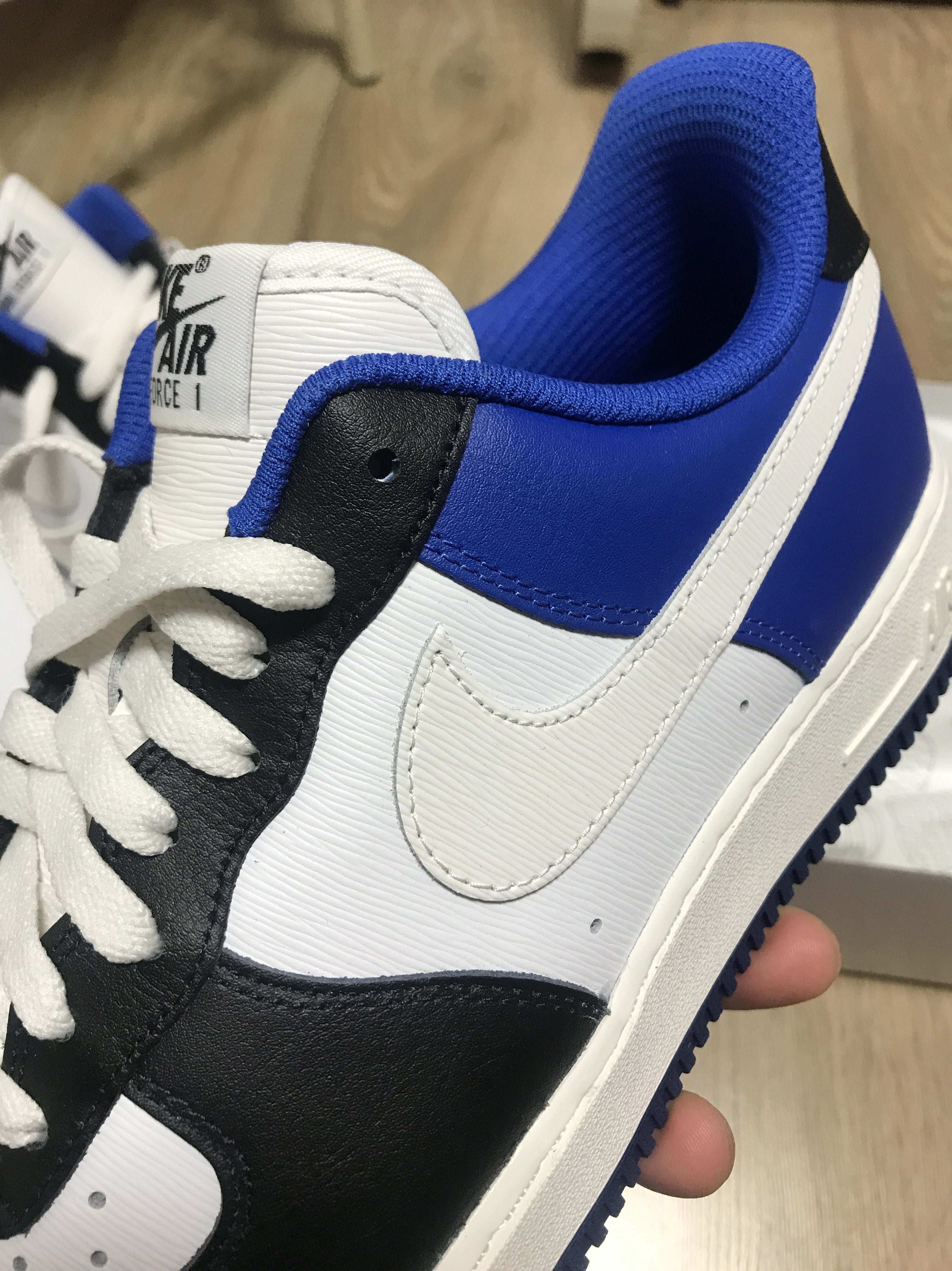 Jordan 1 x Travis Scott x Fragment Retro Low OG SP Military Blue 착용 스타일 - 4