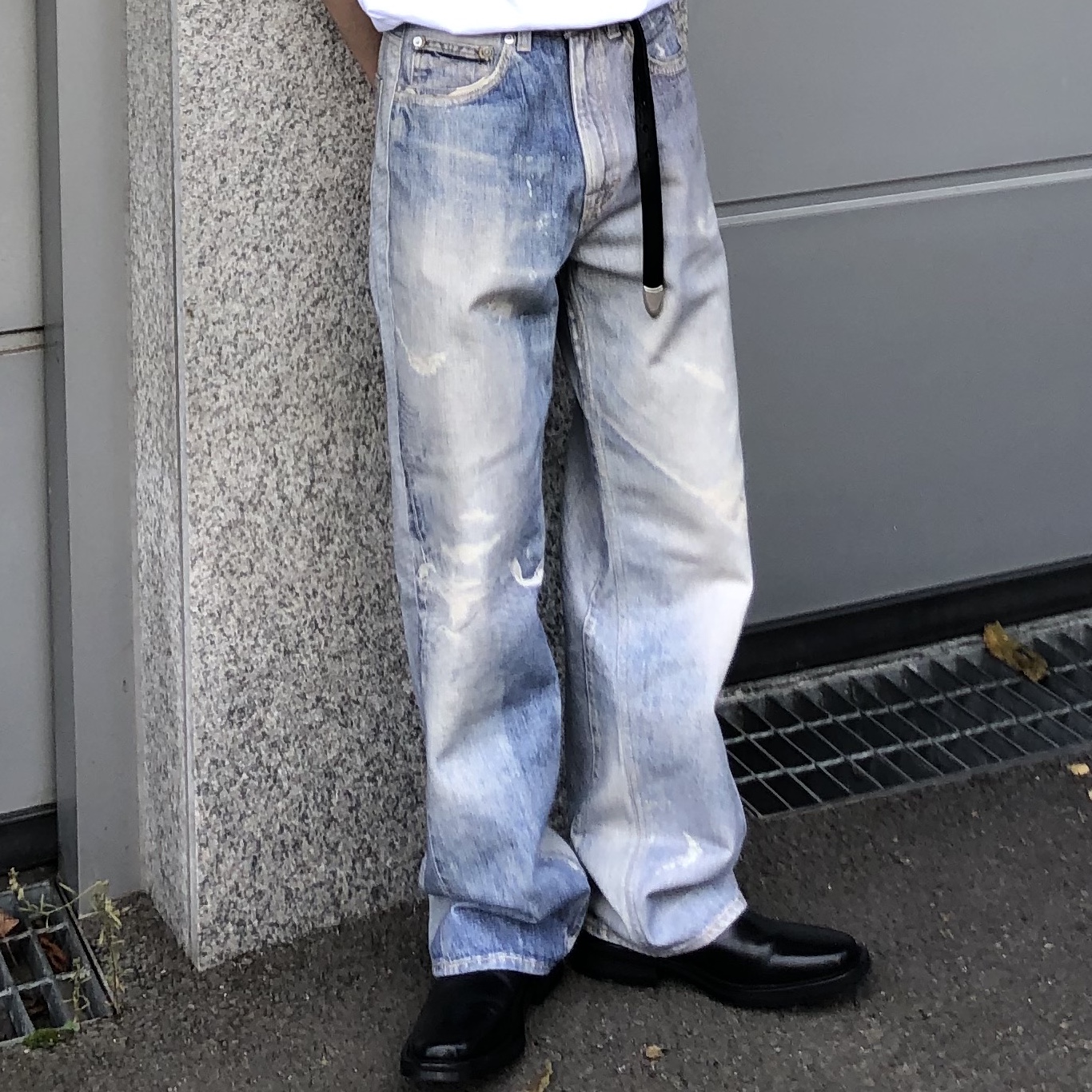 Our Legacy Third Cut Digital Denim Print 착용 스타일