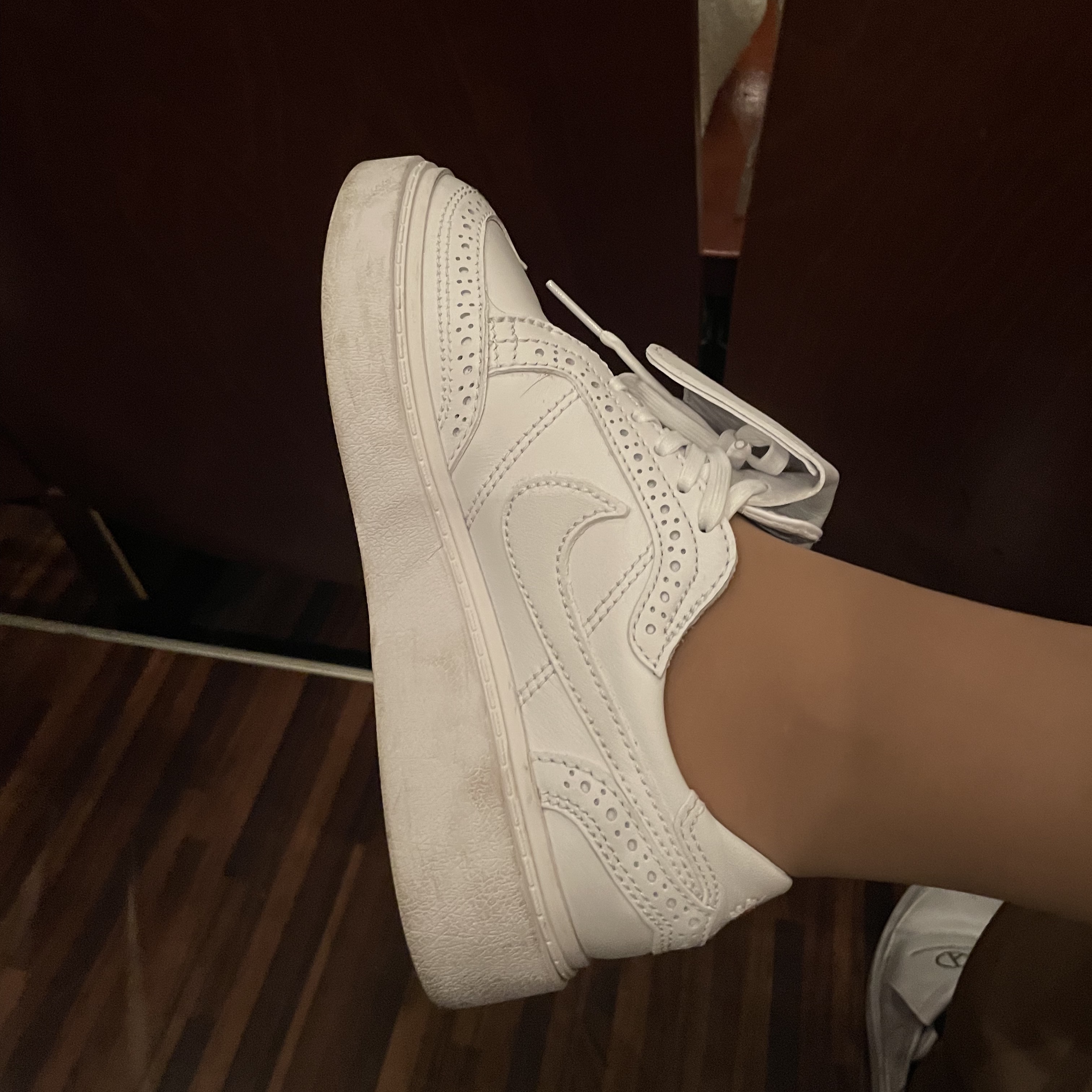Nike x Peaceminusone Kwondo1 White 착용 스타일 - 3