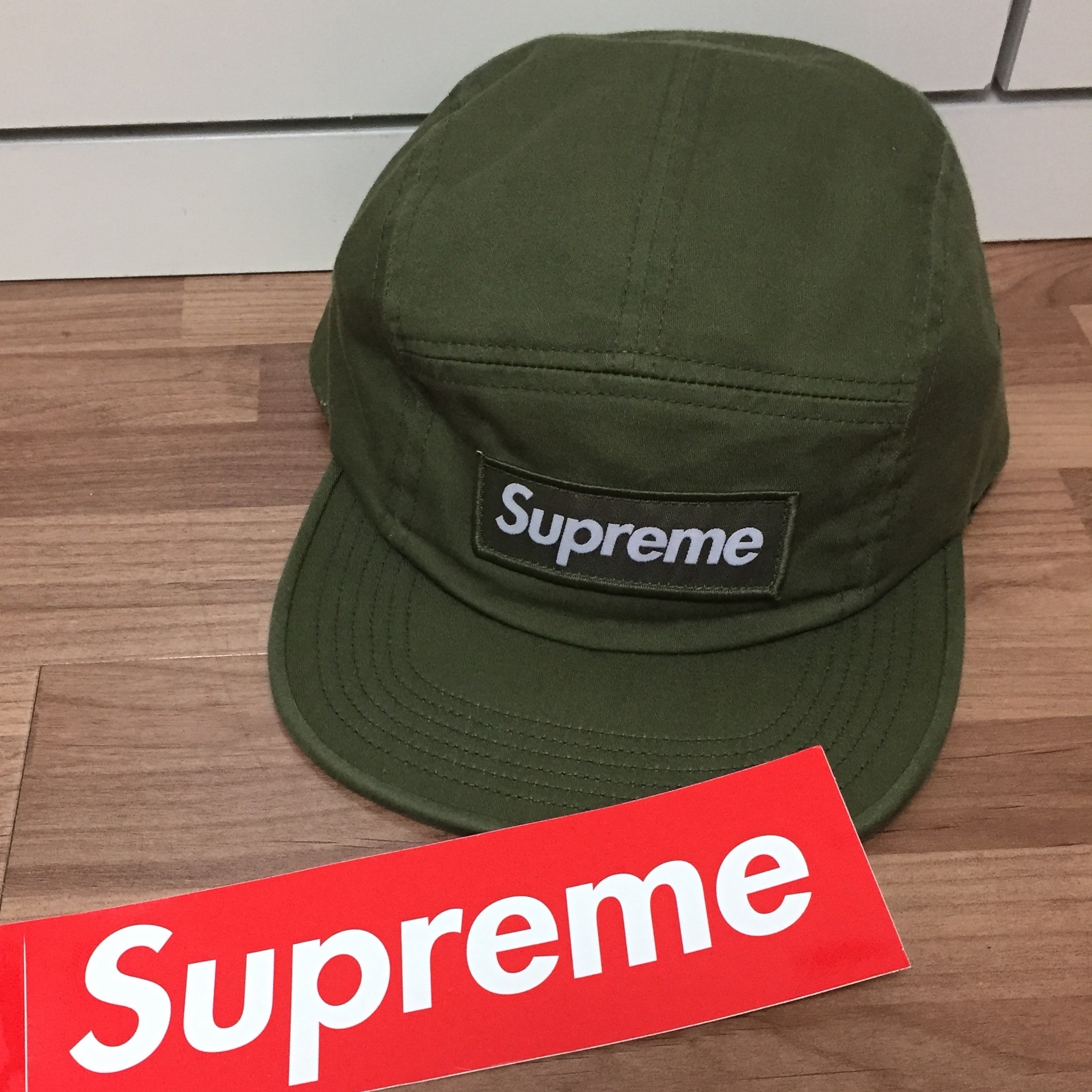 Supreme Military Camp Cap Olive - 19FW 착용 스타일