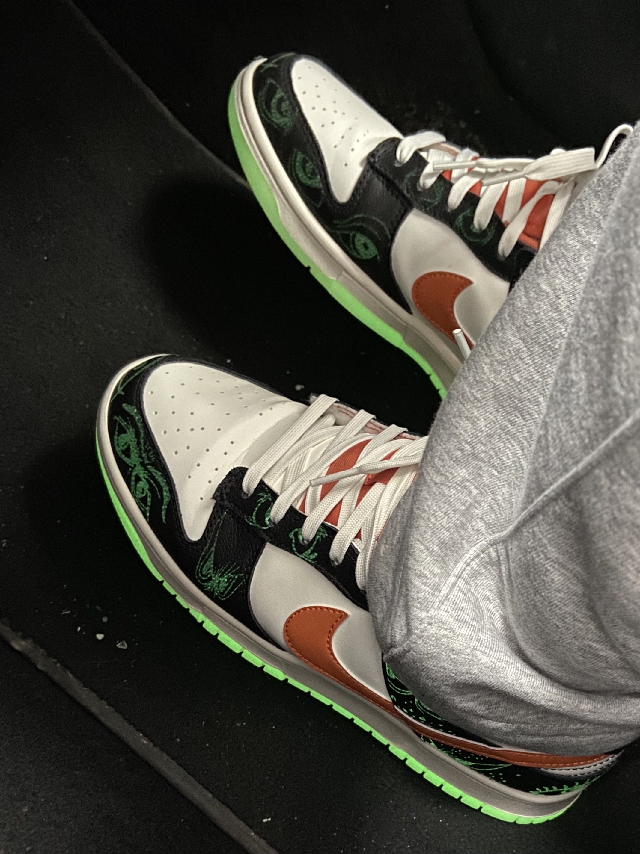 Nike Dunk Low Retro PRM Halloween 착용 스타일