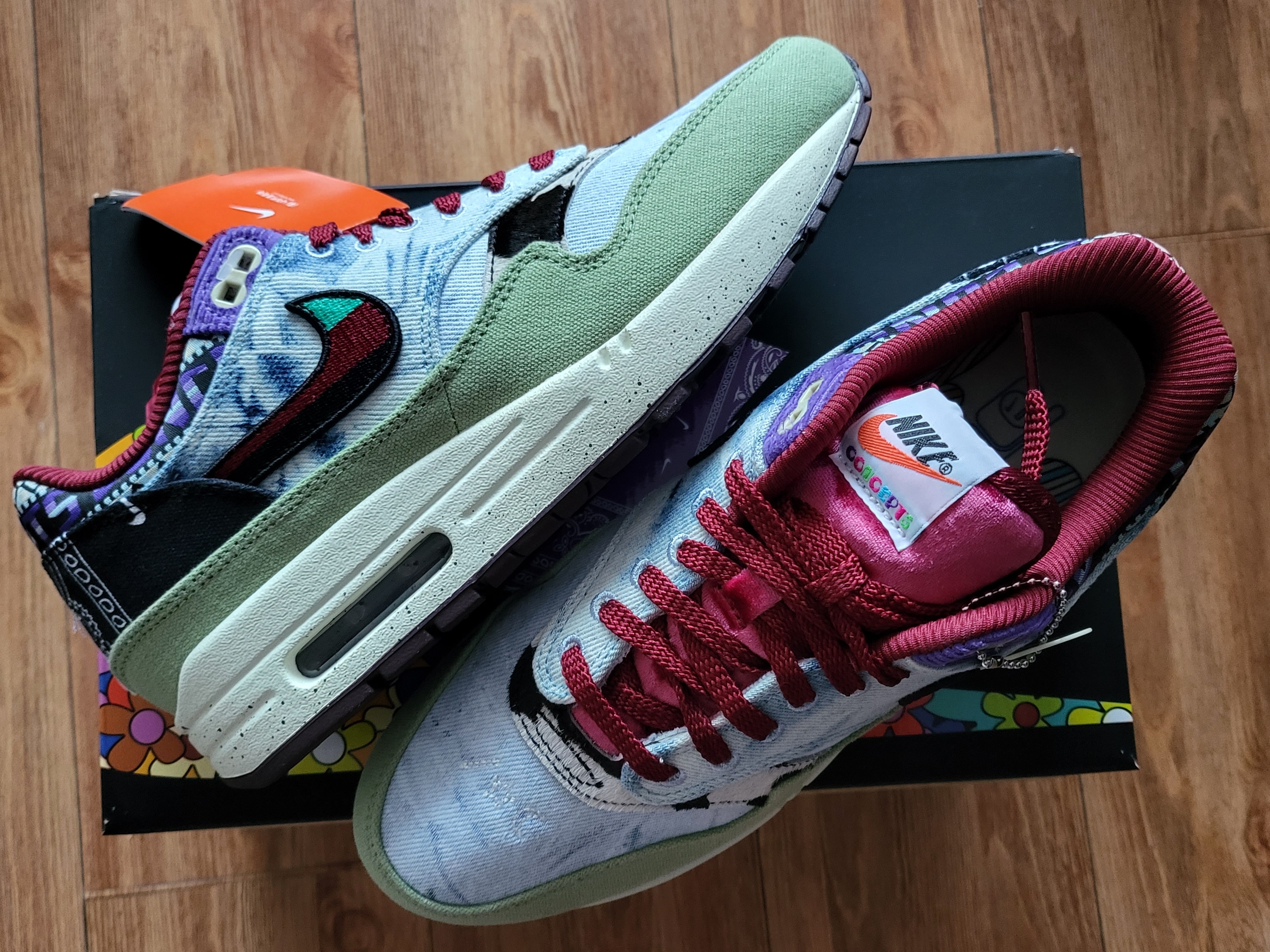 Nike x Concepts Air Max 1 SP Mellow 착용 스타일 - 2