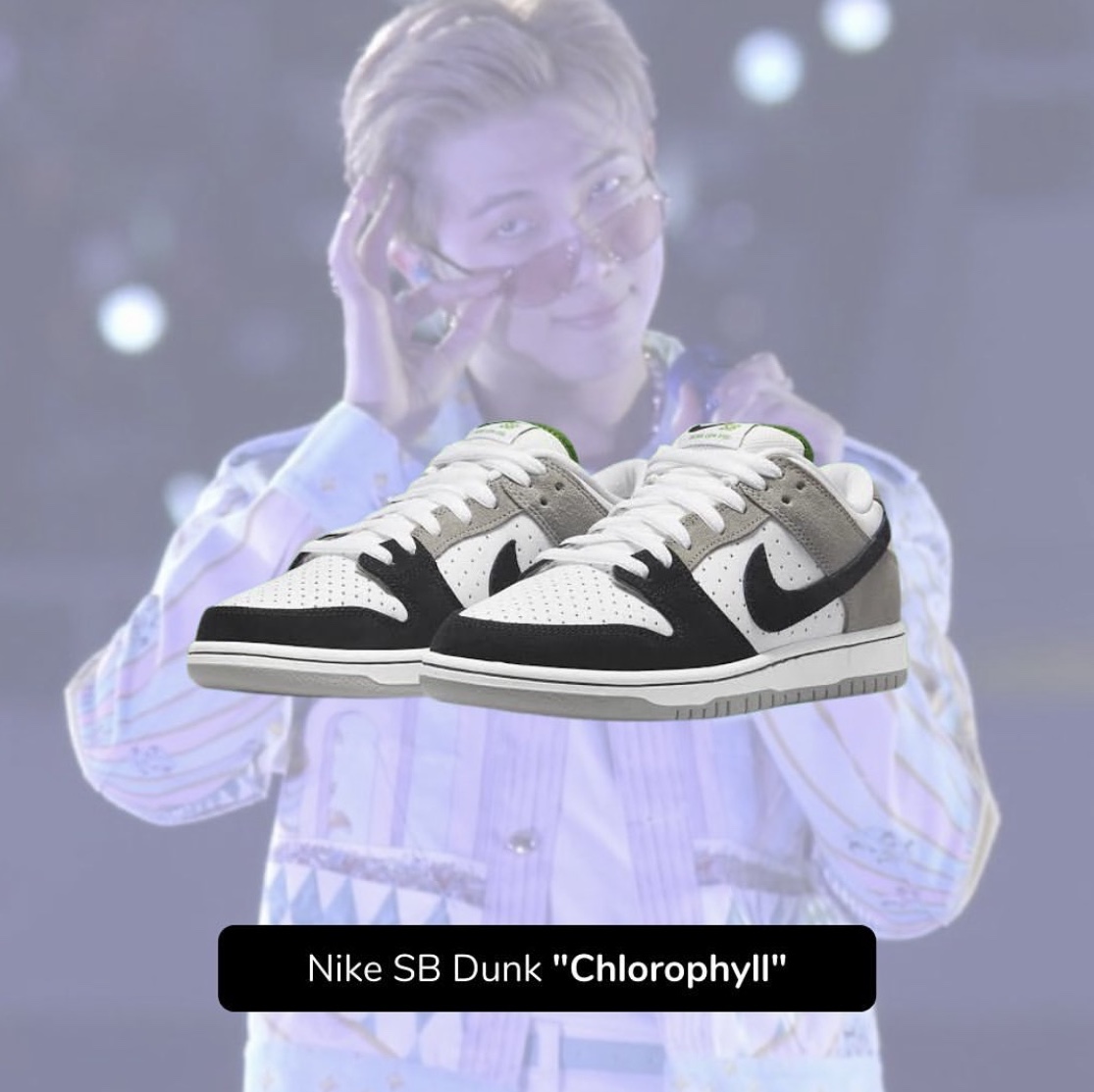 Nike SB Dunk Low Pro Chlorophyll 착용 스타일