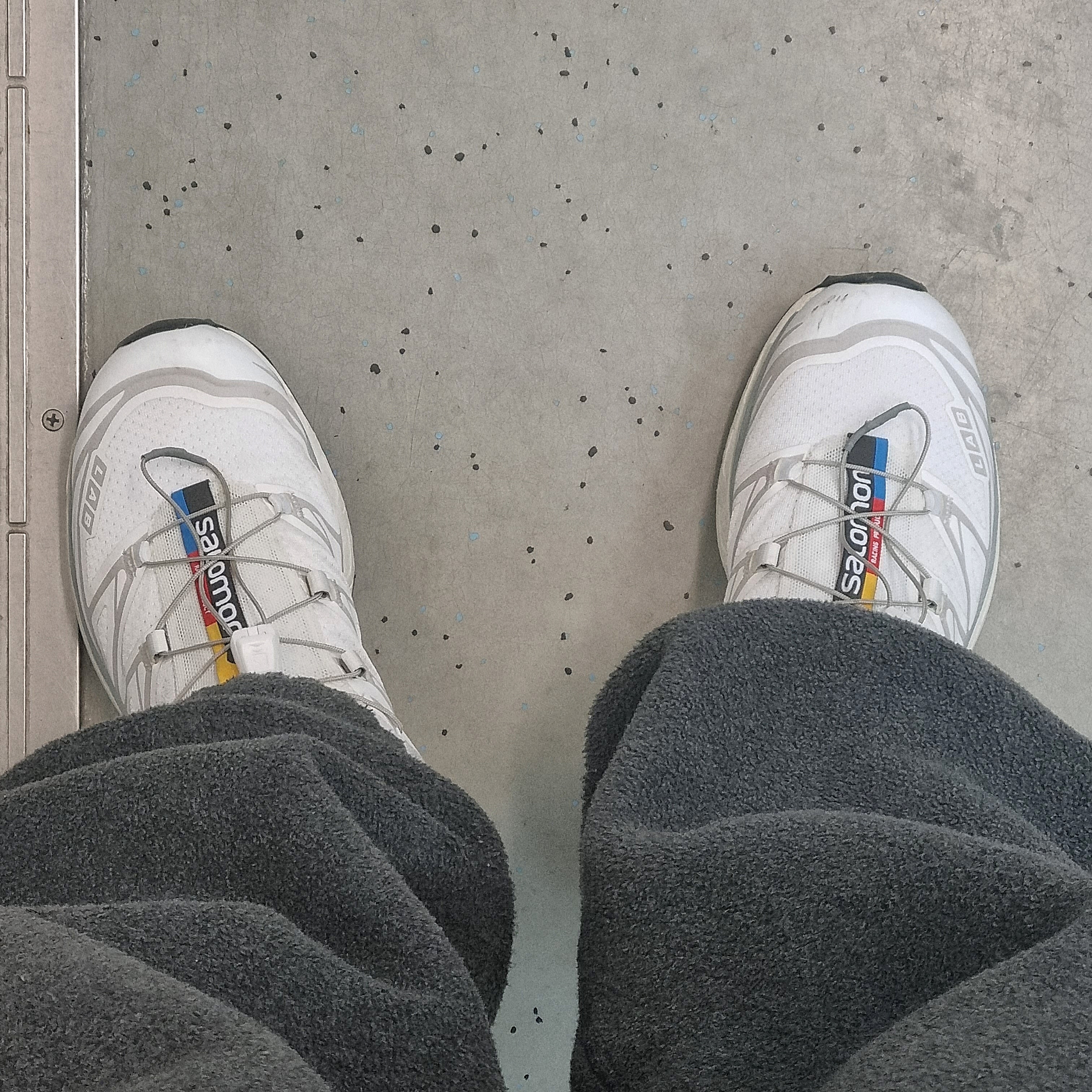 Salomon XT-6 ADV S/LAB White 착용 스타일