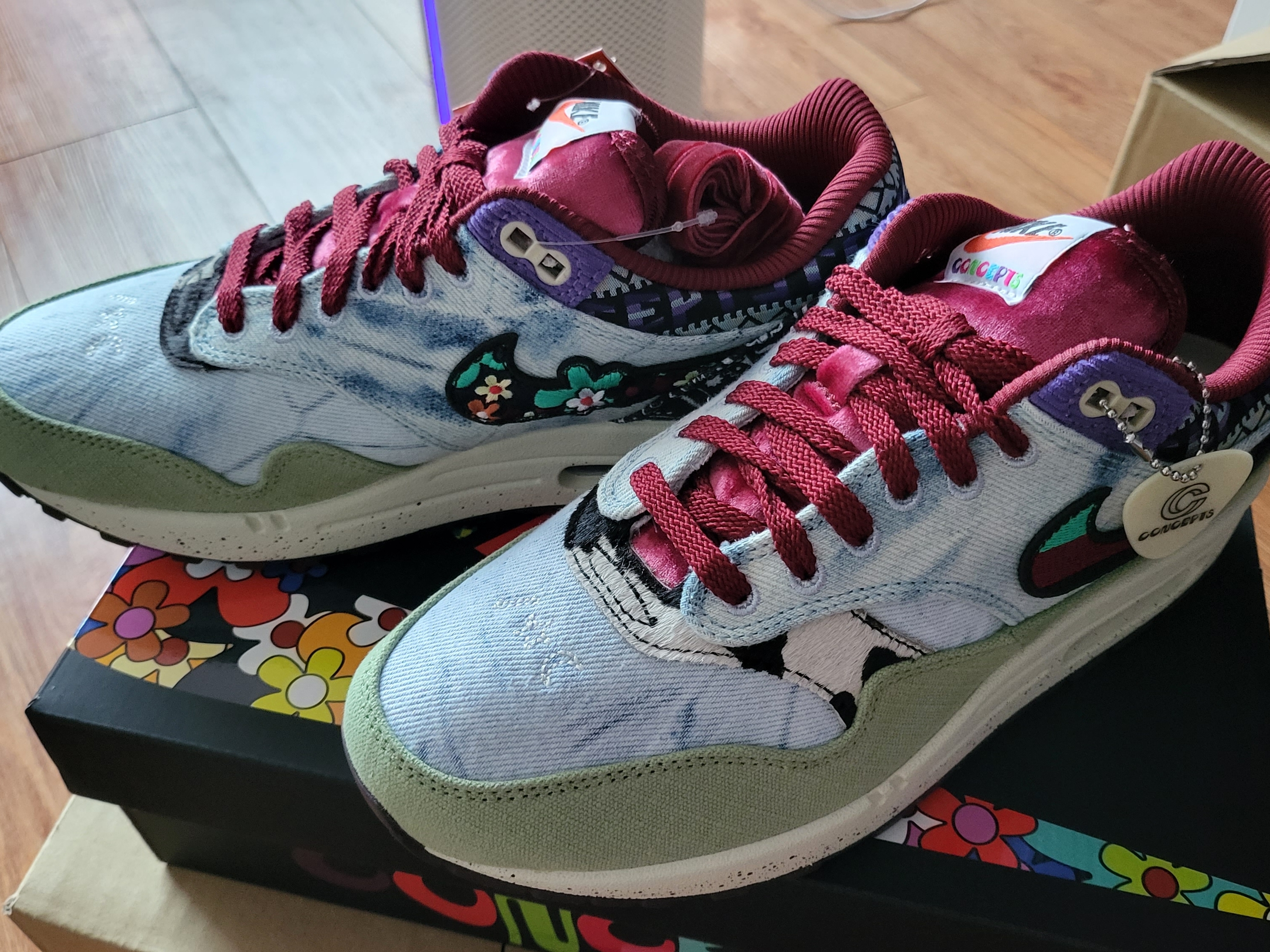 Nike x Concepts Air Max 1 SP Mellow 착용 스타일 - 1
