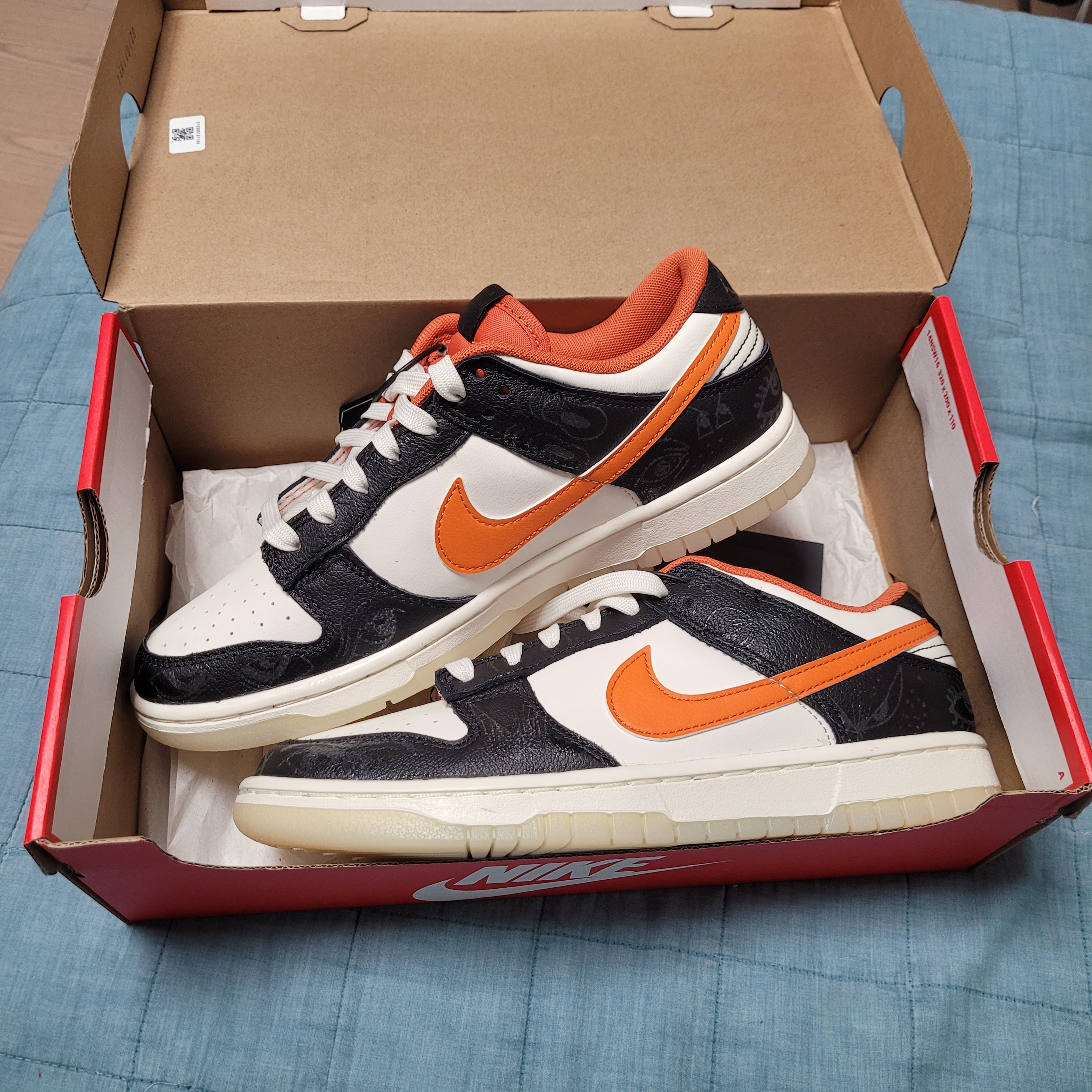 Nike Dunk Low Retro PRM Halloween 착용 스타일 - 1