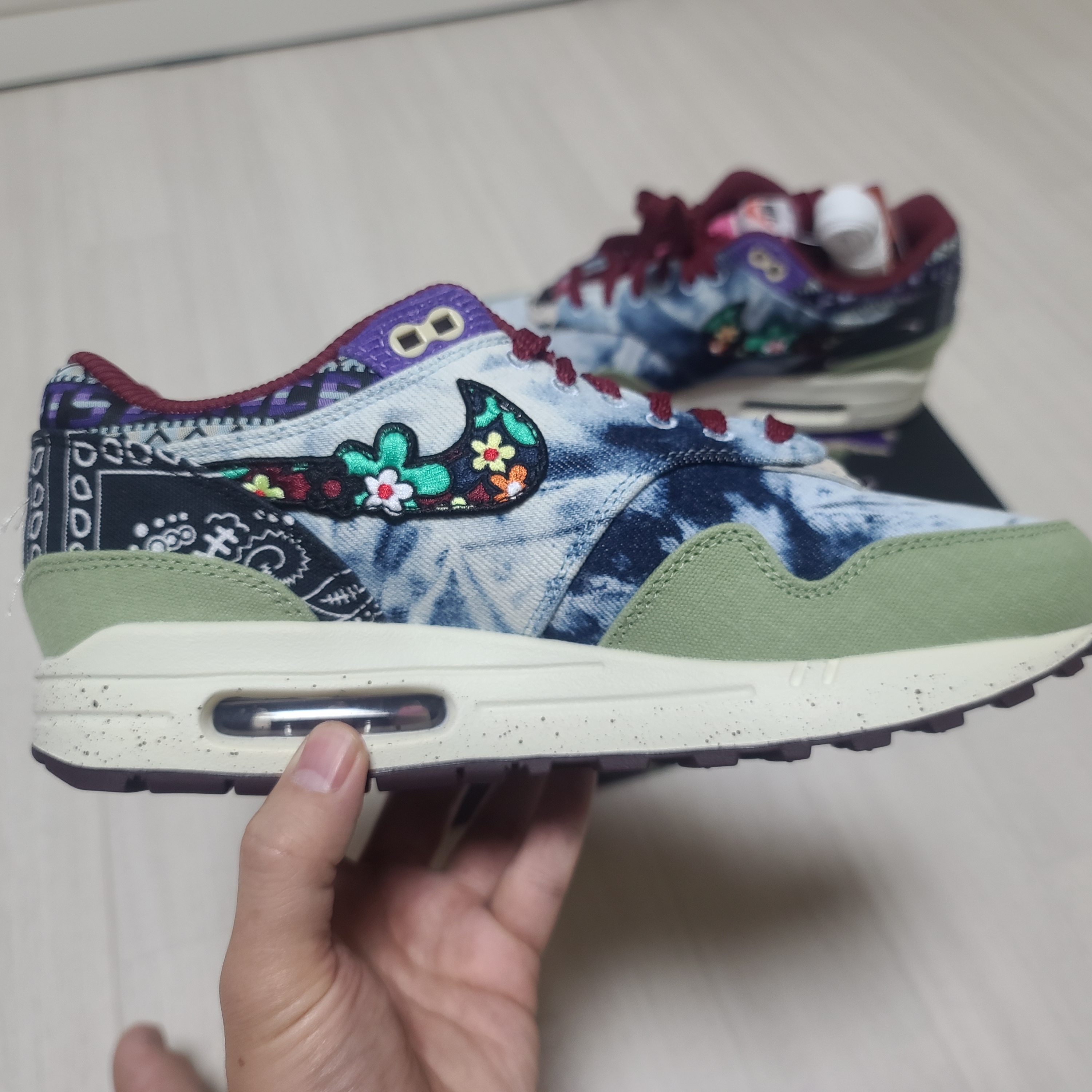 Nike x Concepts Air Max 1 SP Mellow 착용 스타일 - 4