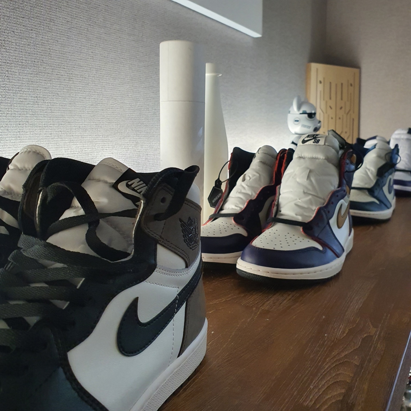 Jordan 1 Retro High OG Black Mocha, Jordan 1 Retro High OG Court Purple 2020 착용 스타일 - 2