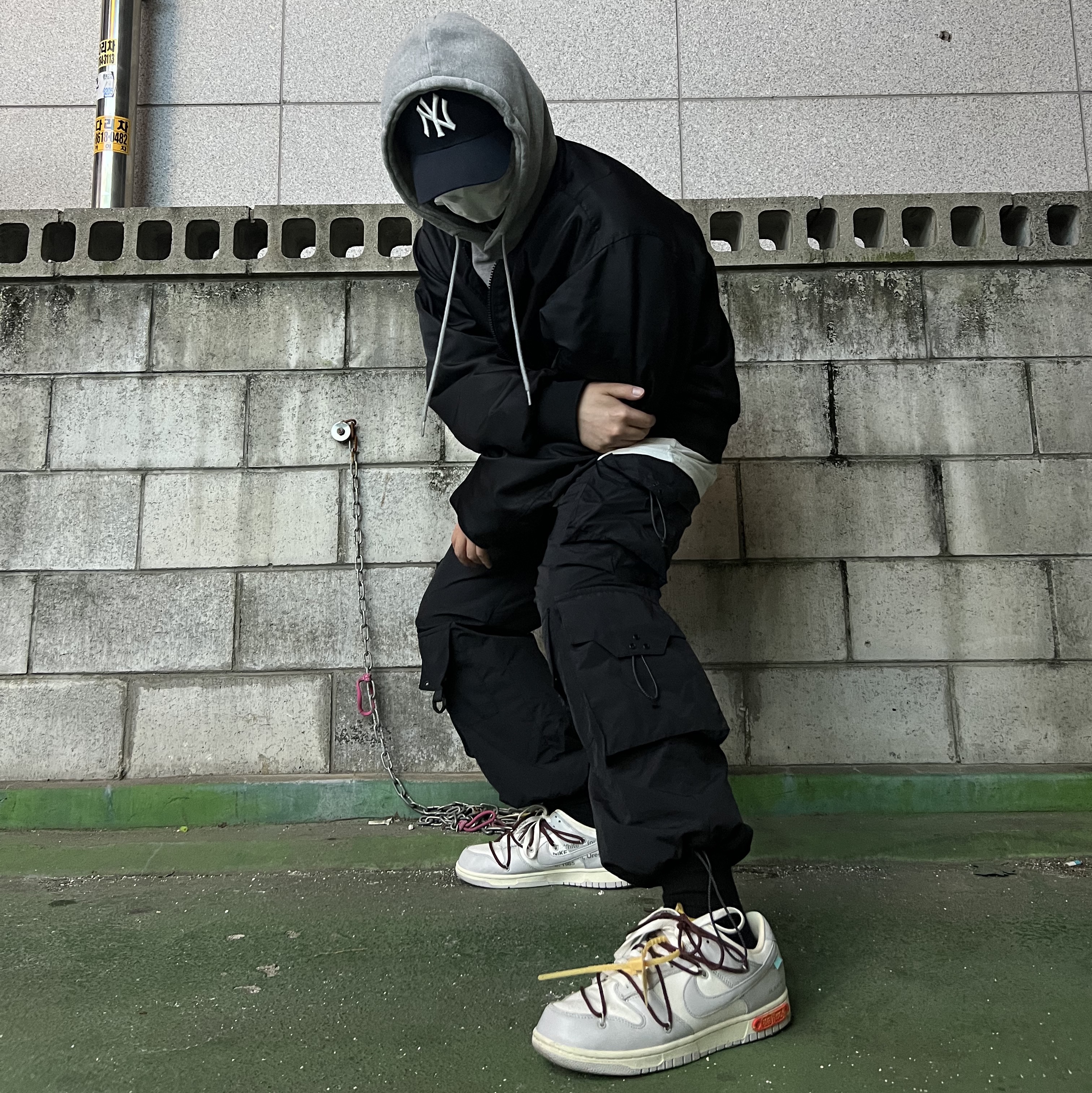 Nike x Off-White Dunk Low The 50 - Lot 46 착용 스타일