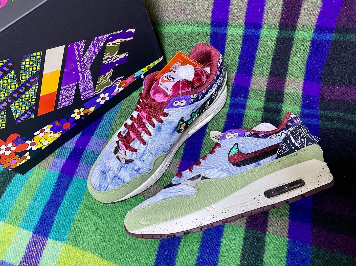 Nike x Concepts Air Max 1 SP Mellow 착용 스타일 - 3