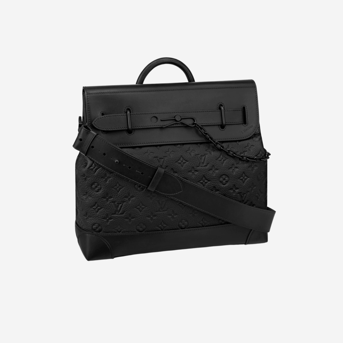 Louis Vuitton Steamer PM Taurillon Monogram Black 상세 이미지 1