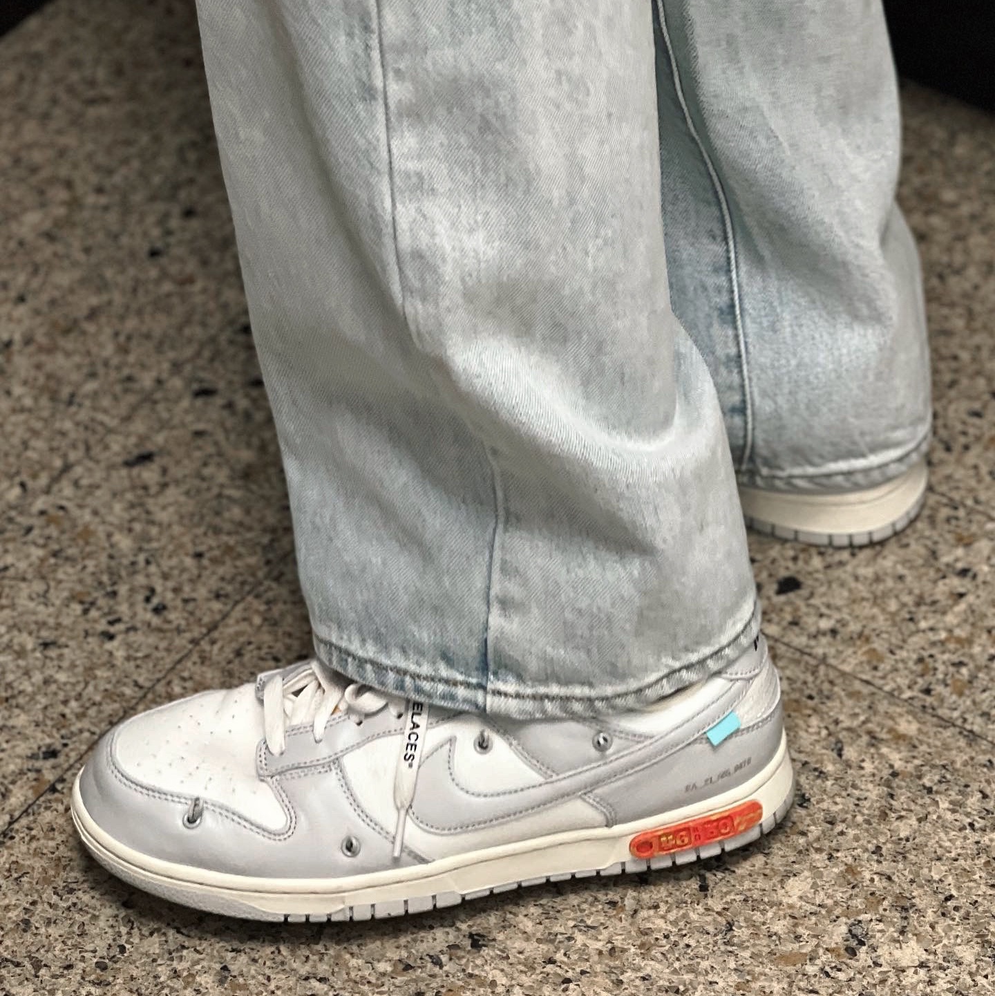 Nike x Off-White Dunk Low The 50 - Lot 46 착용 스타일 - 2