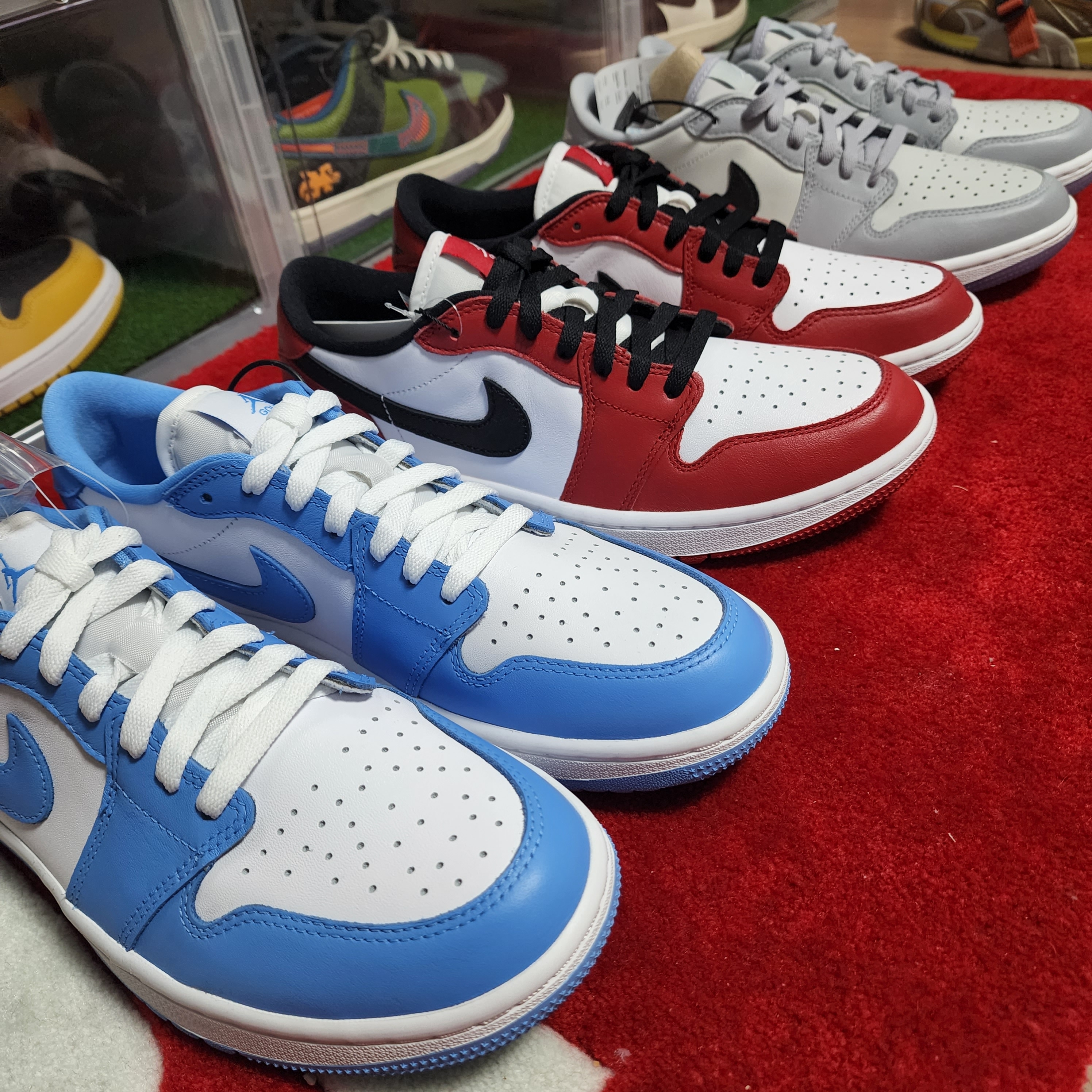 Jordan 1 Low Golf Chicago, Jordan 1 Low Golf Wolf Grey 착용 스타일 - 5