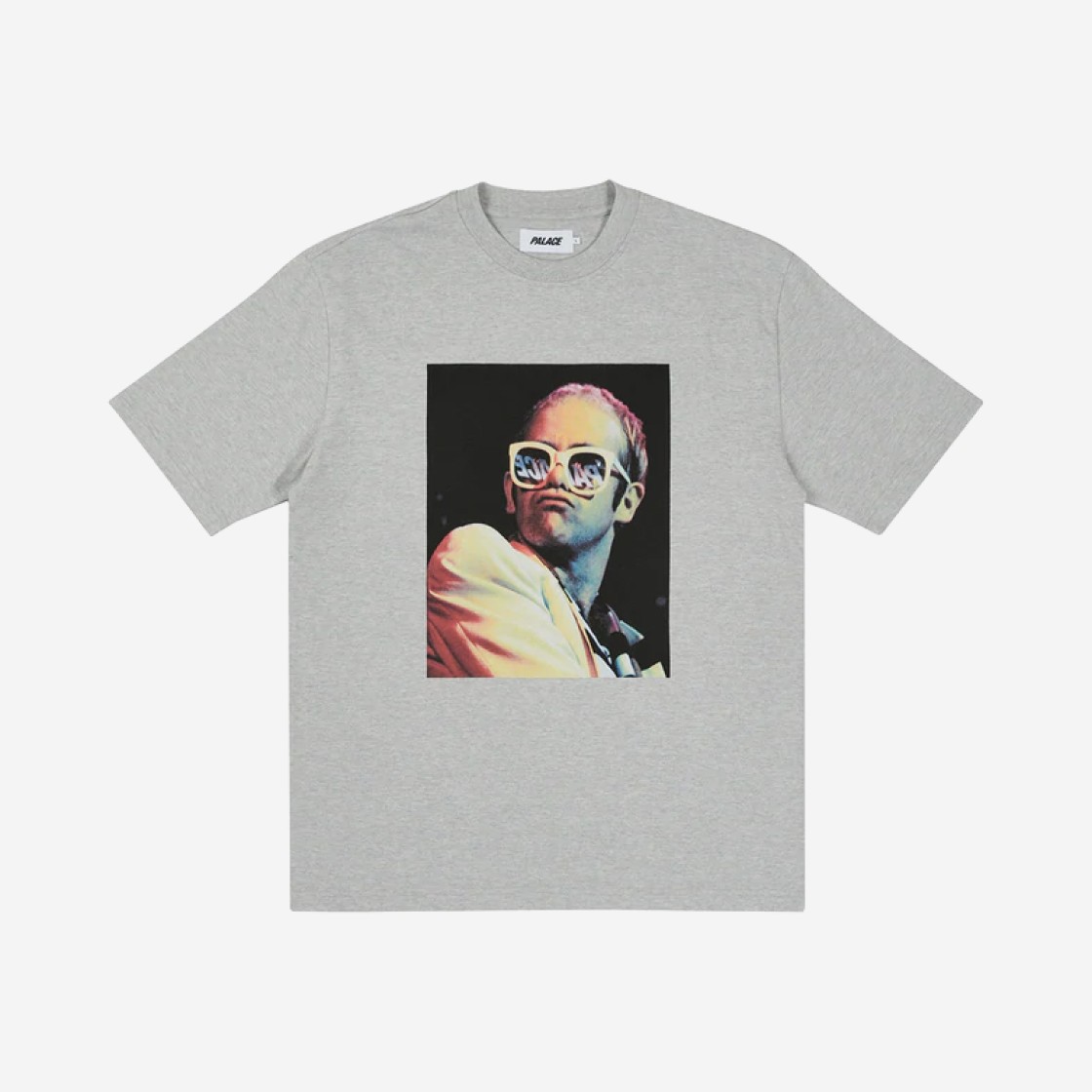 Palace x Elton John Icon T-Shirt Grey Marl - 22SS 상세 이미지 1