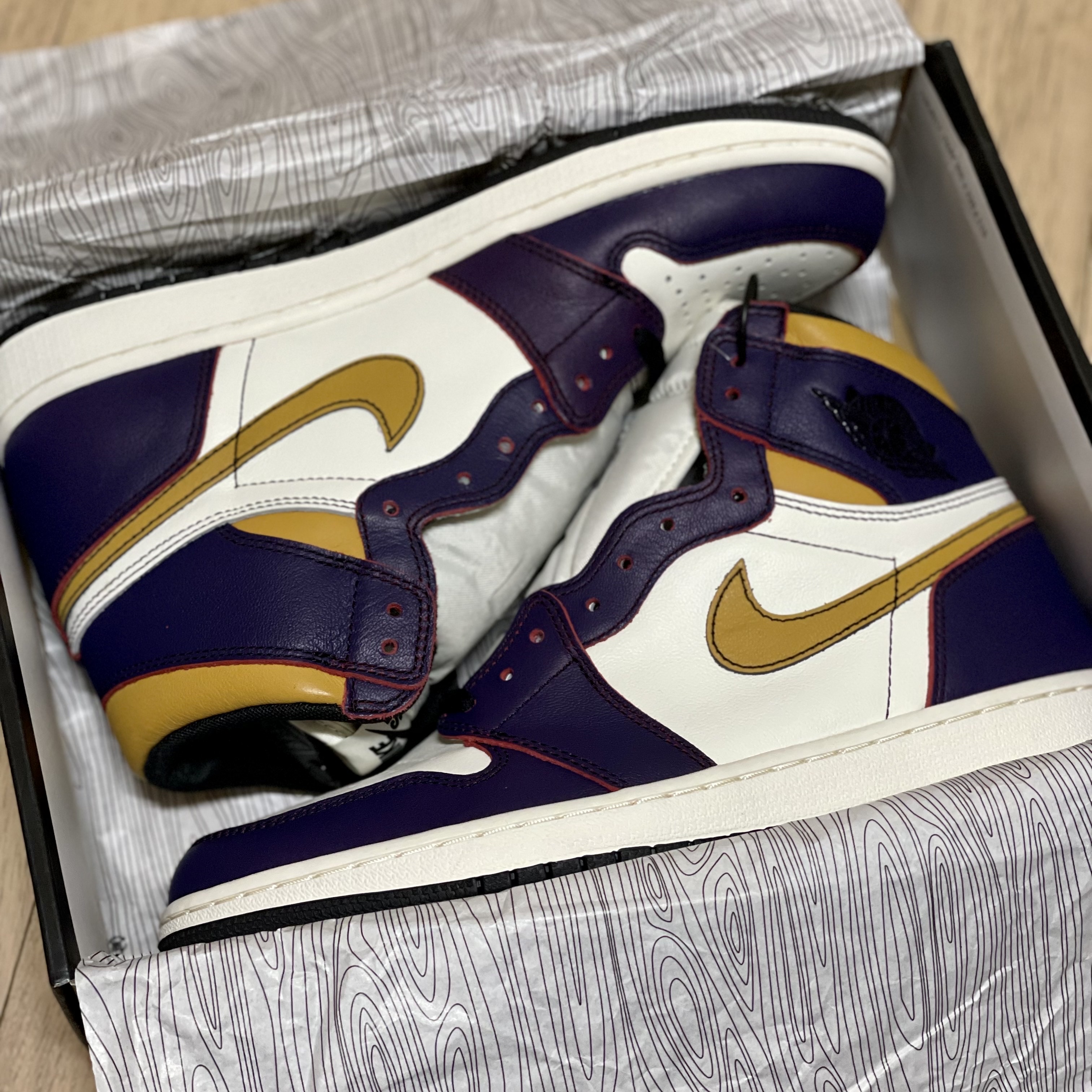 Jordan 1 Retro High OG Defiant SB LA to Chicago 착용 스타일 - 1