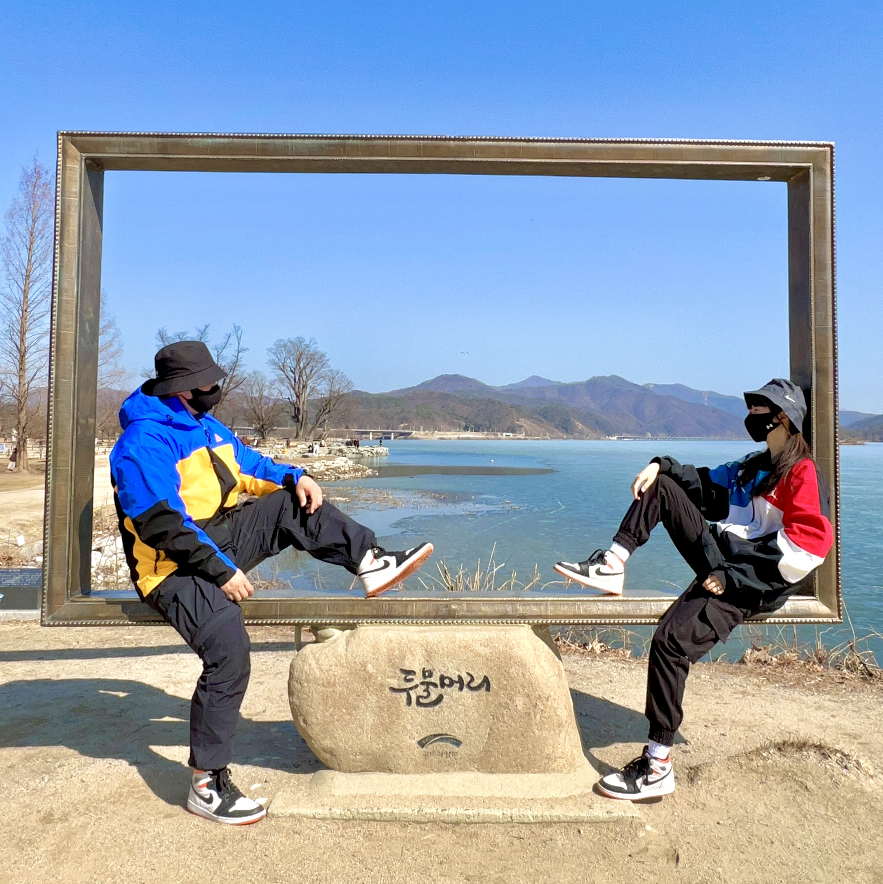 Nike ACG Gore-Tex Misery Ridge Jacket Hyper Royal - US/EU, Nike ACG Smith Summit Cargo Pants Black Summit White - Asia 착용 스타일 - 1
