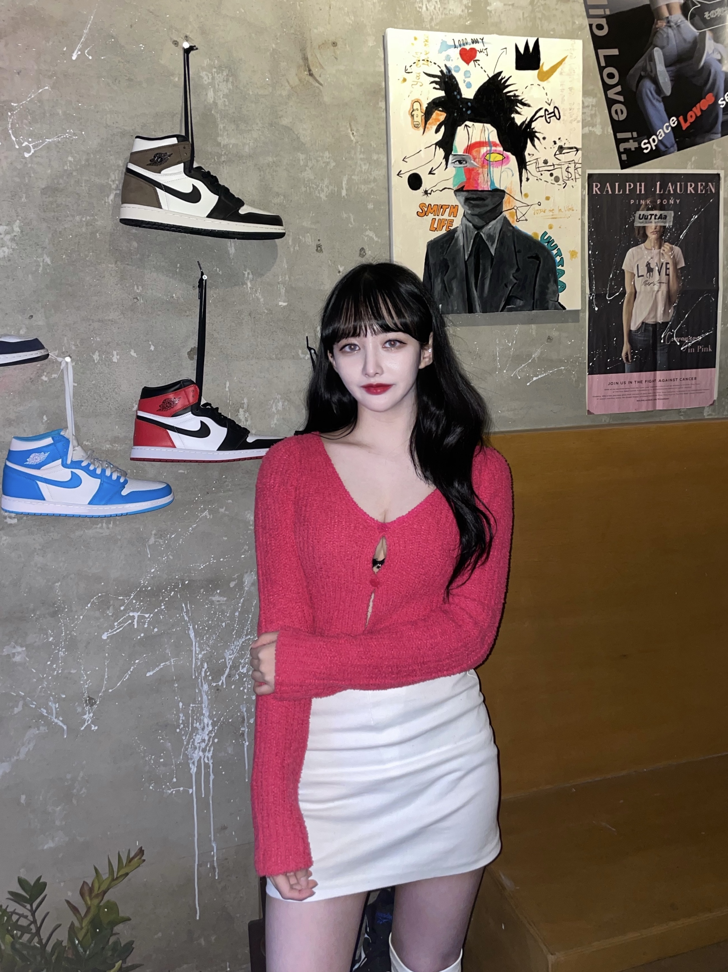 Jordan 1 Retro High OG Black Mocha, (W) Jordan 1 Retro High Satin Black Toe 착용 스타일