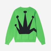 Stussy Bent Crown Sweater Lime